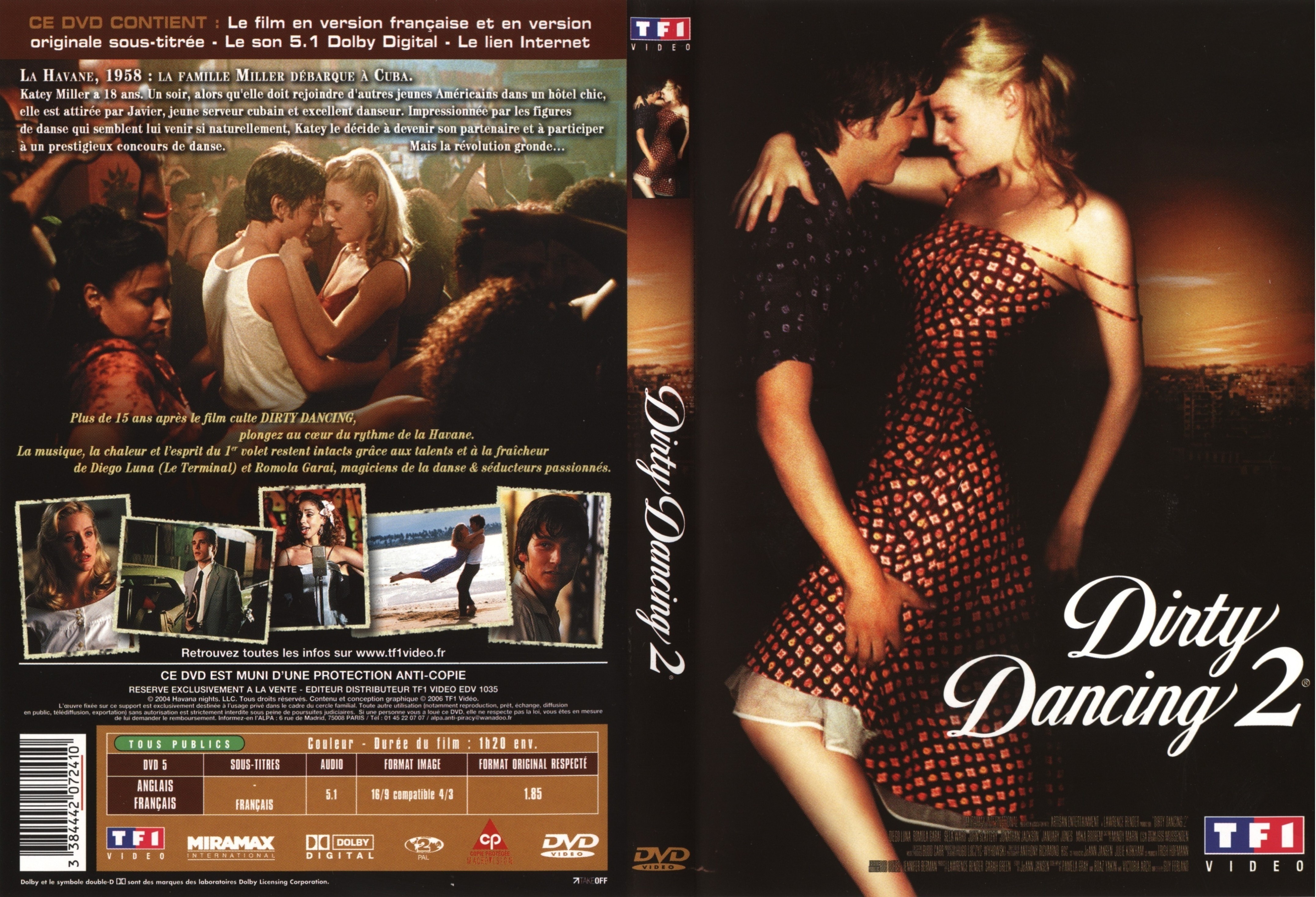 Jaquette DVD Dirty Dancing 2