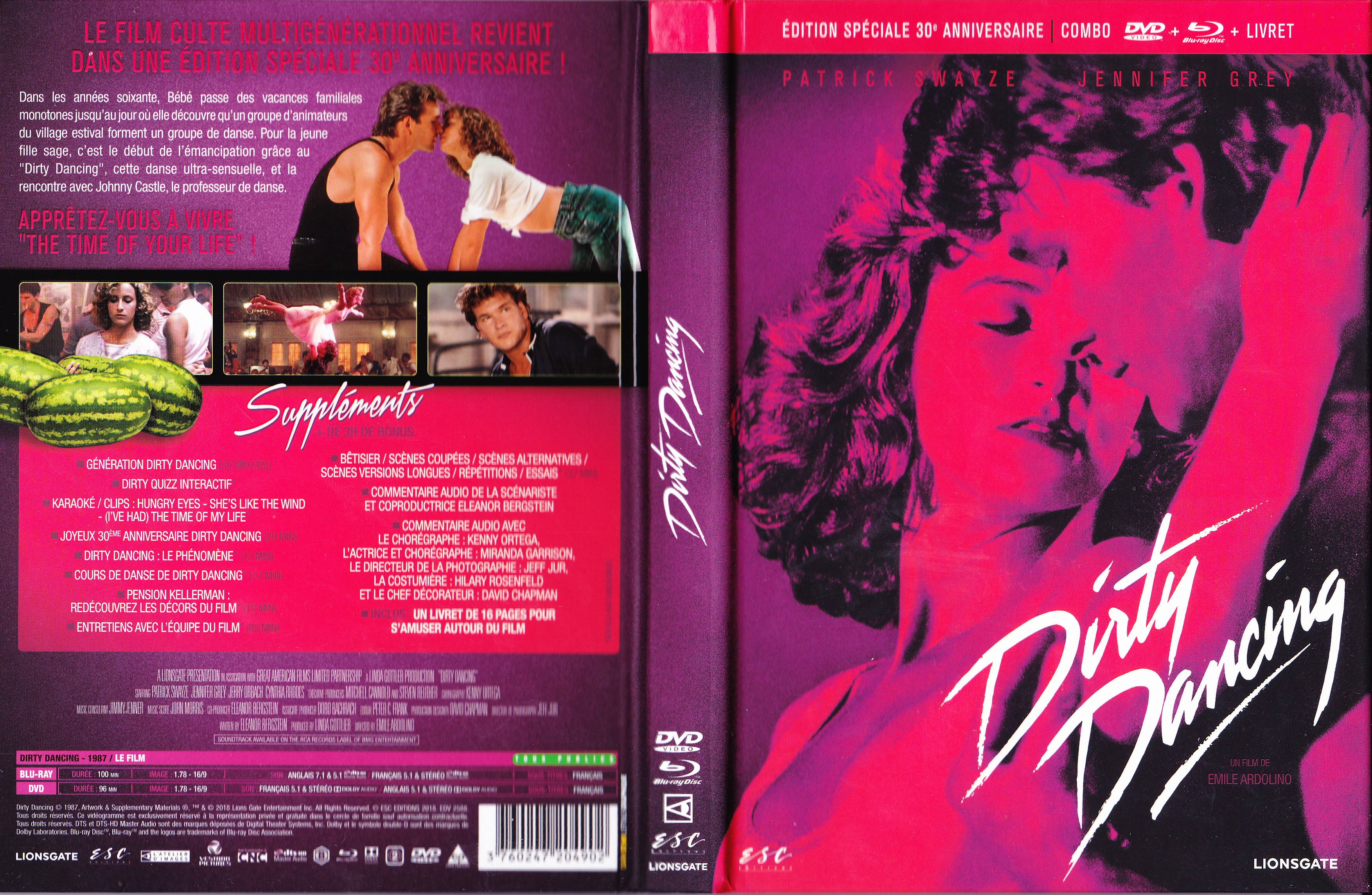 Jaquette DVD Dirty Dancing (BLU-RAY) v2