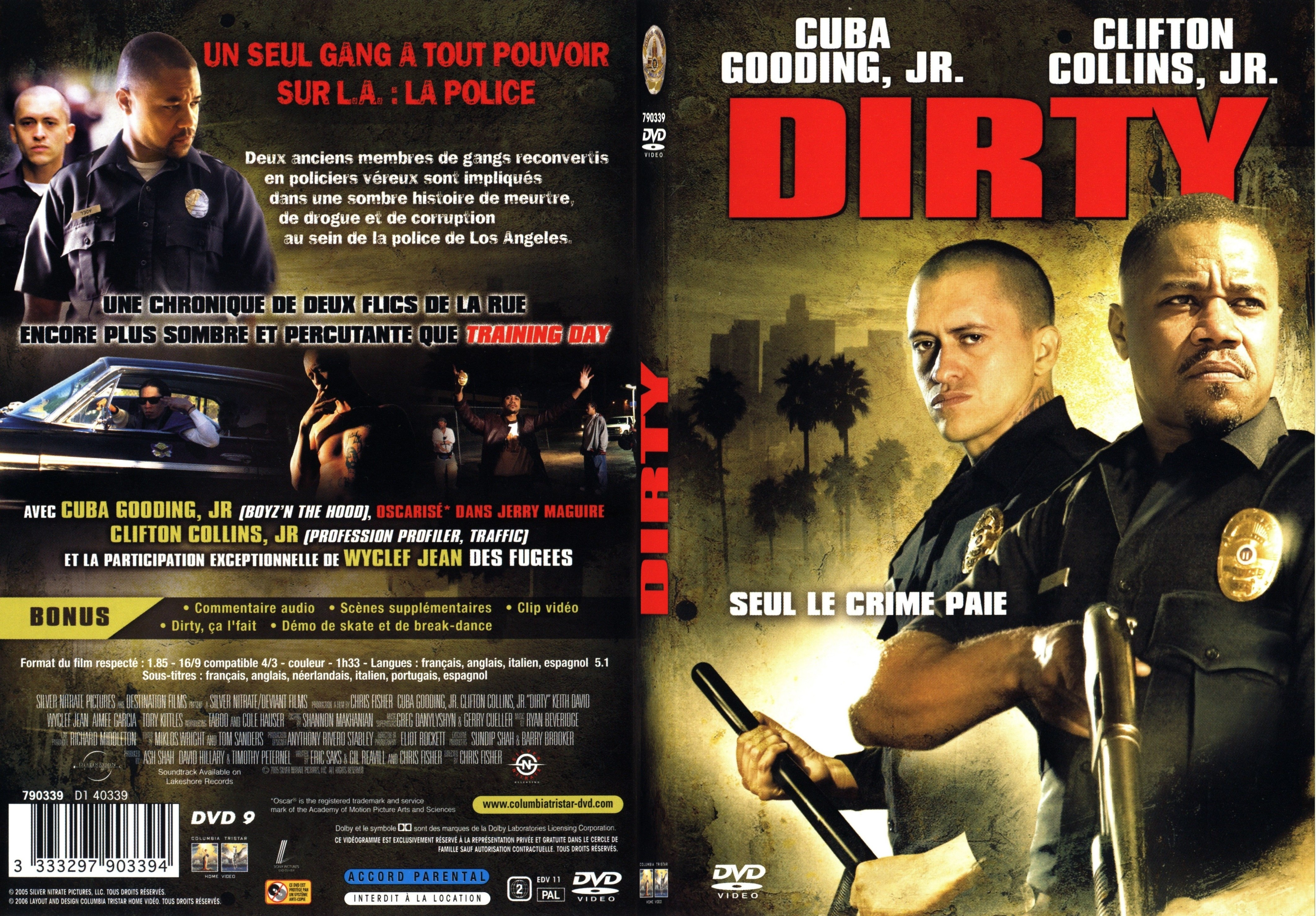 Jaquette DVD Dirty - SLIM