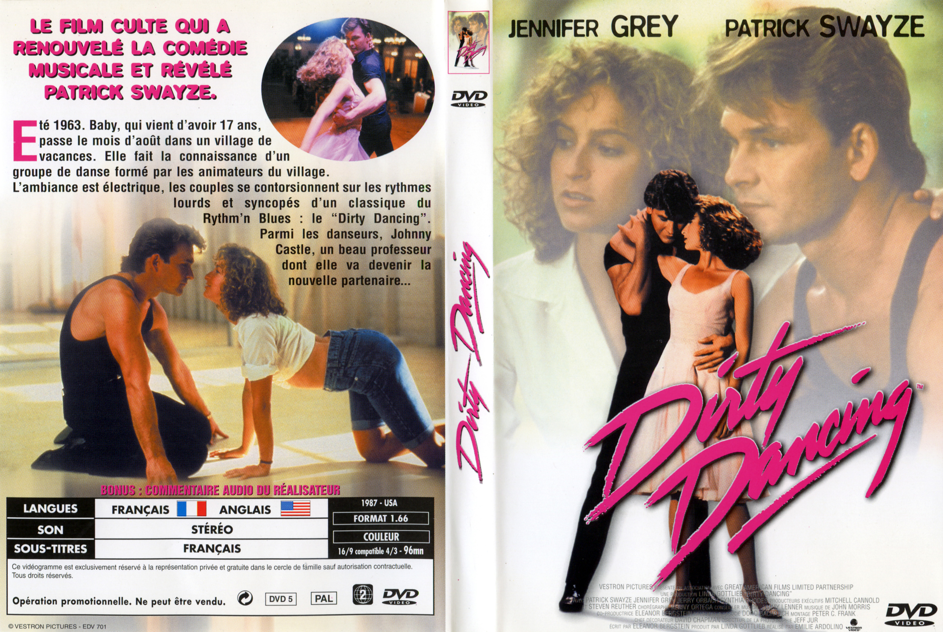 Jaquette DVD Dirty dancing