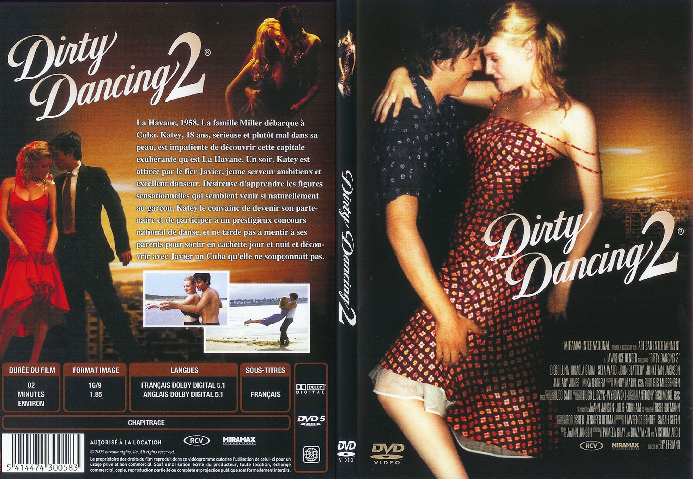 Jaquette DVD Dirty dancing 2 - SLIM