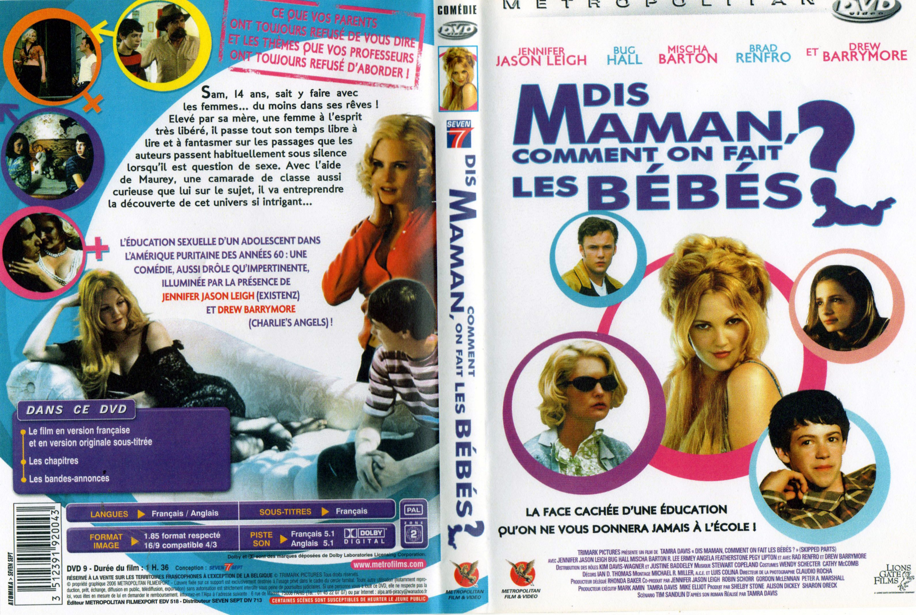 Jaquette DVD Dis Maman comment on fait les bbs