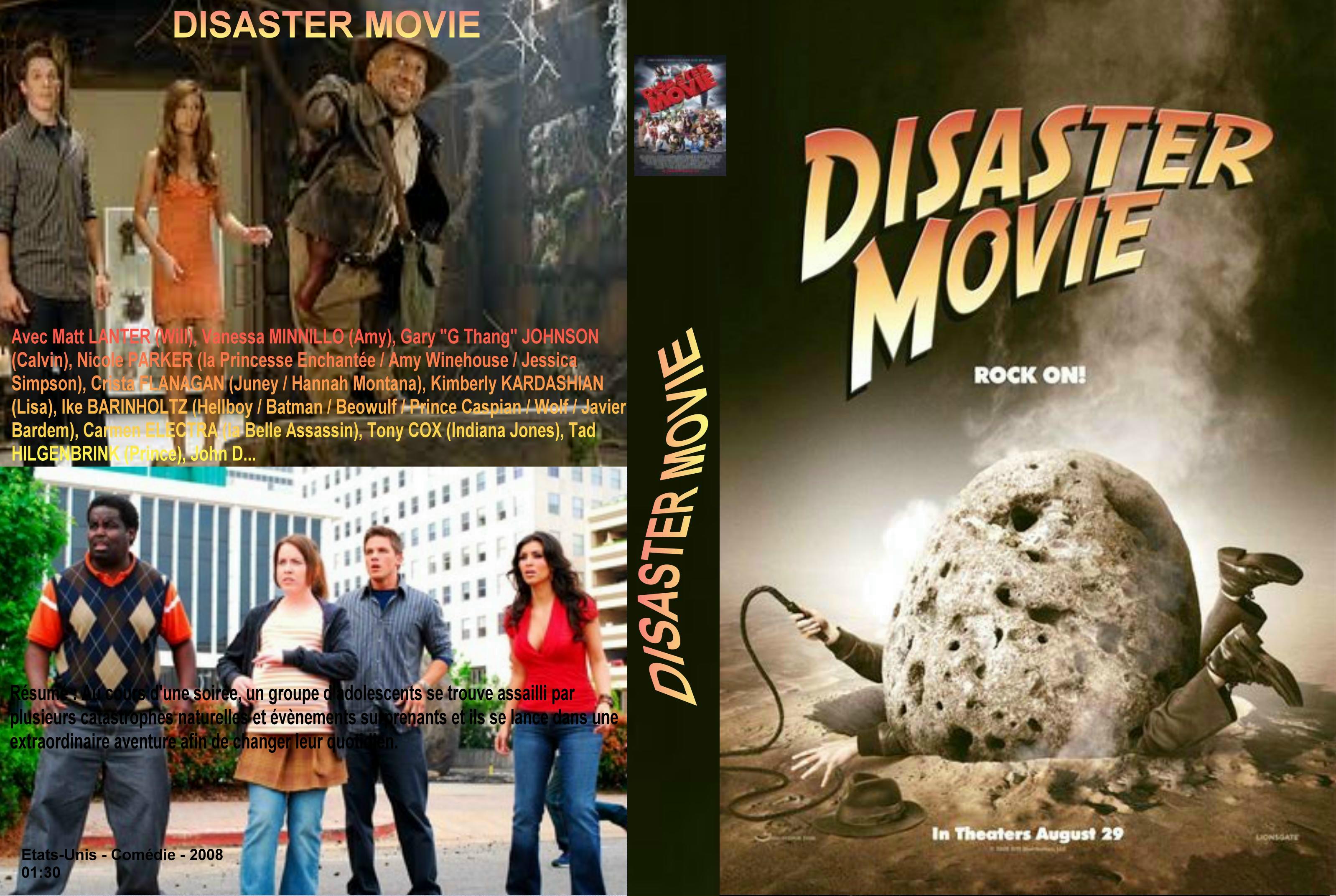 Jaquette DVD Disaster movie custom