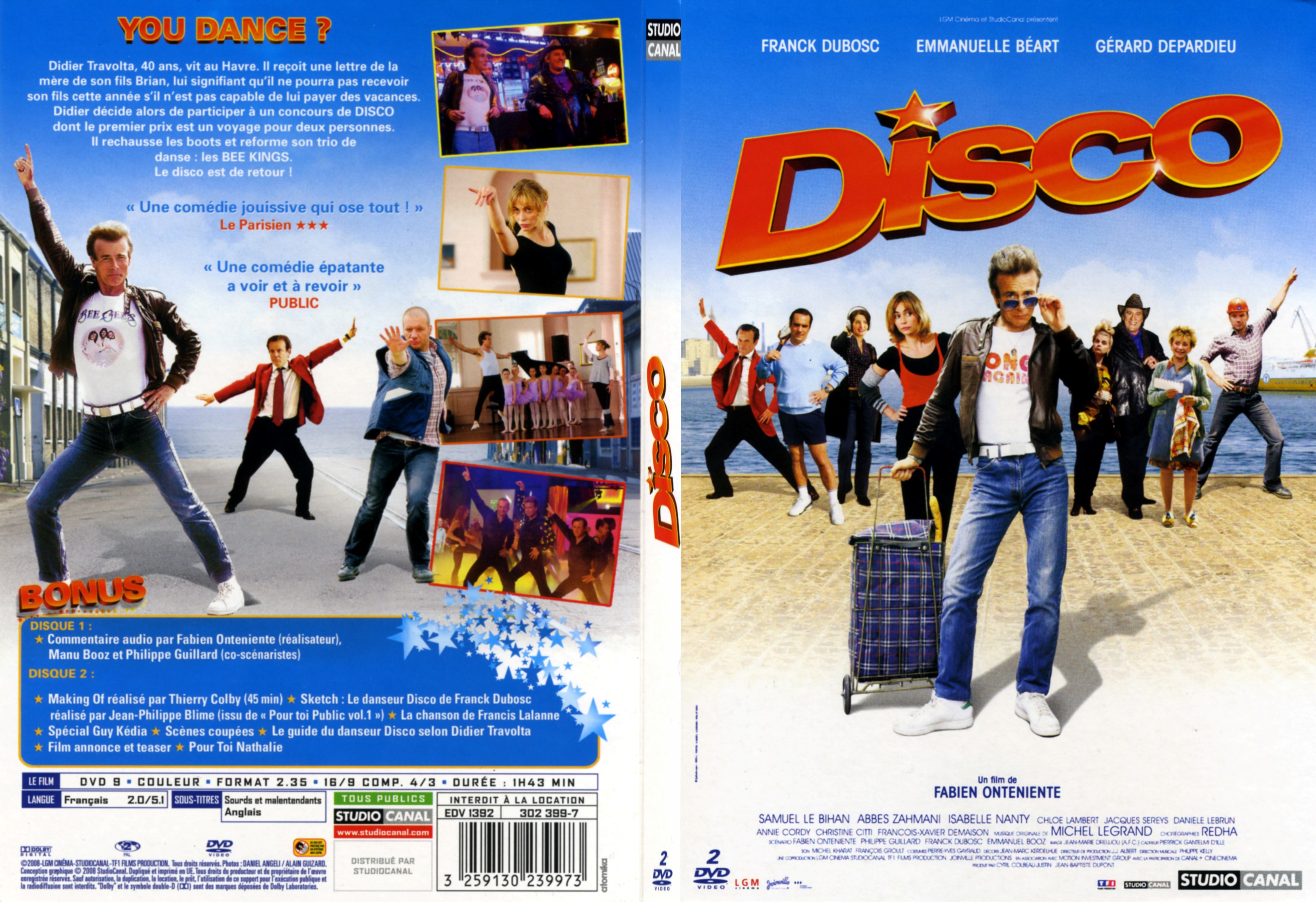 Jaquette DVD Disco - SLIM