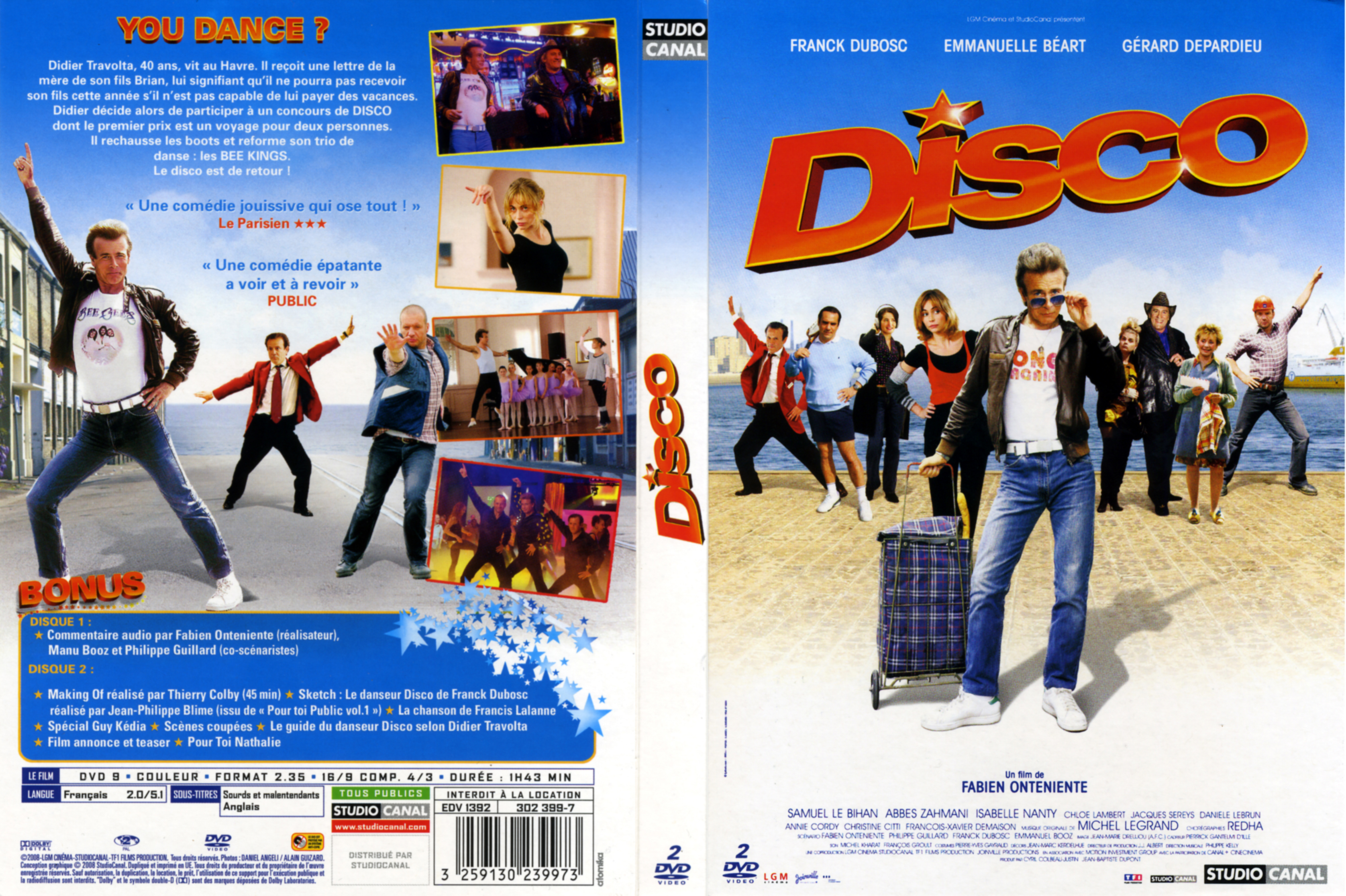 Jaquette DVD Disco v2