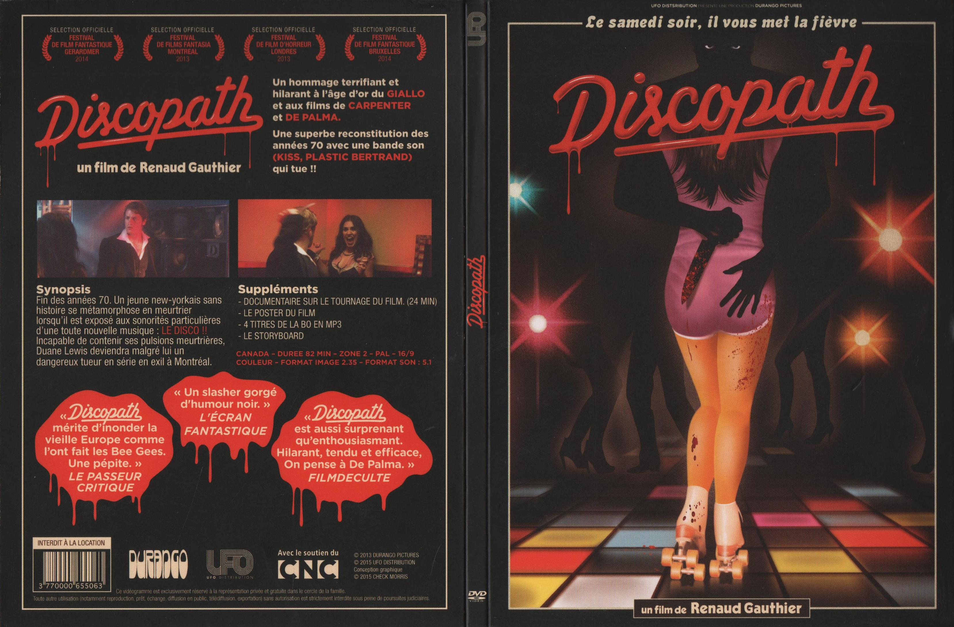 Jaquette DVD Discopath