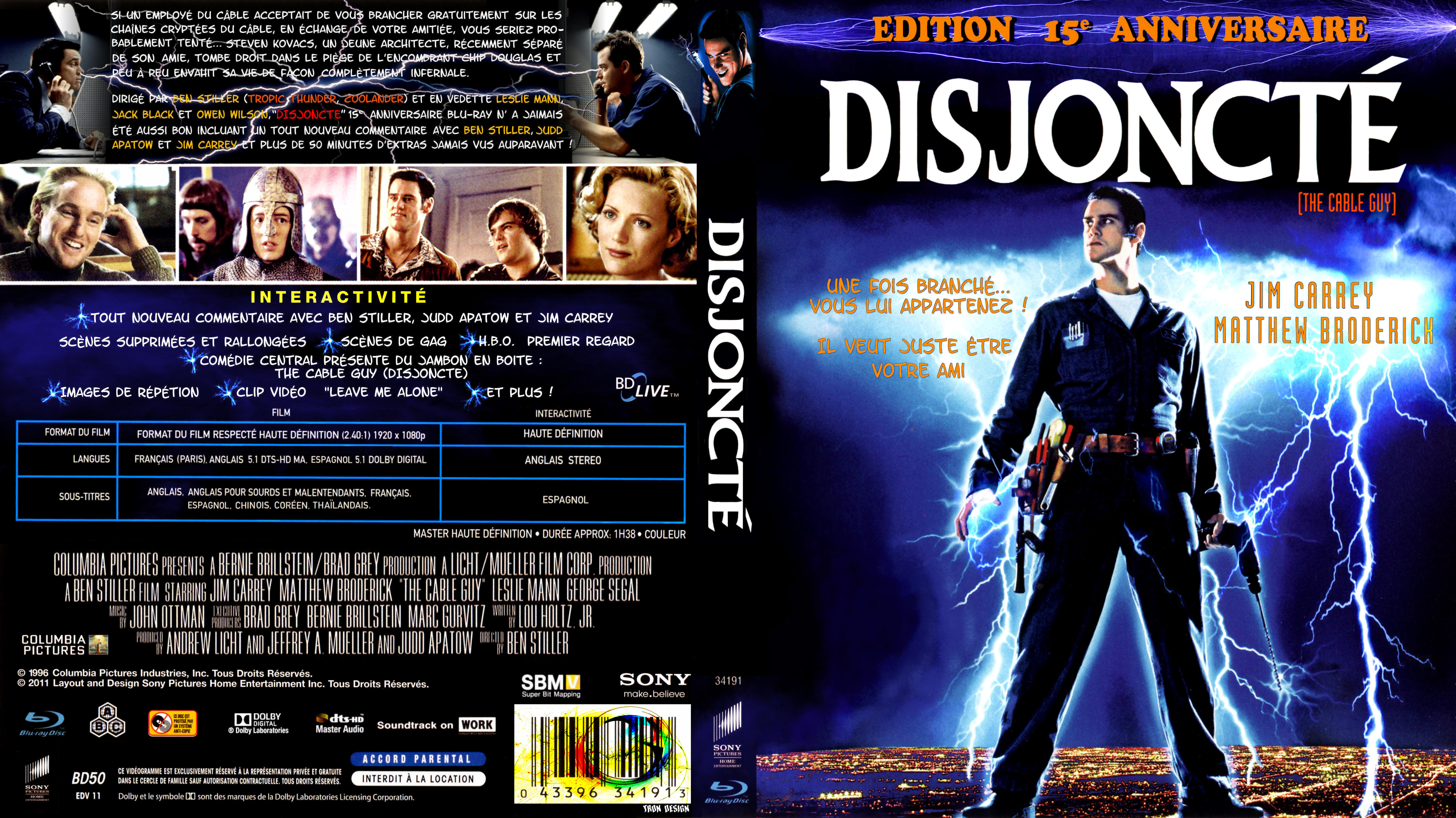 Jaquette DVD Disjonct custom (BLU-RAY)