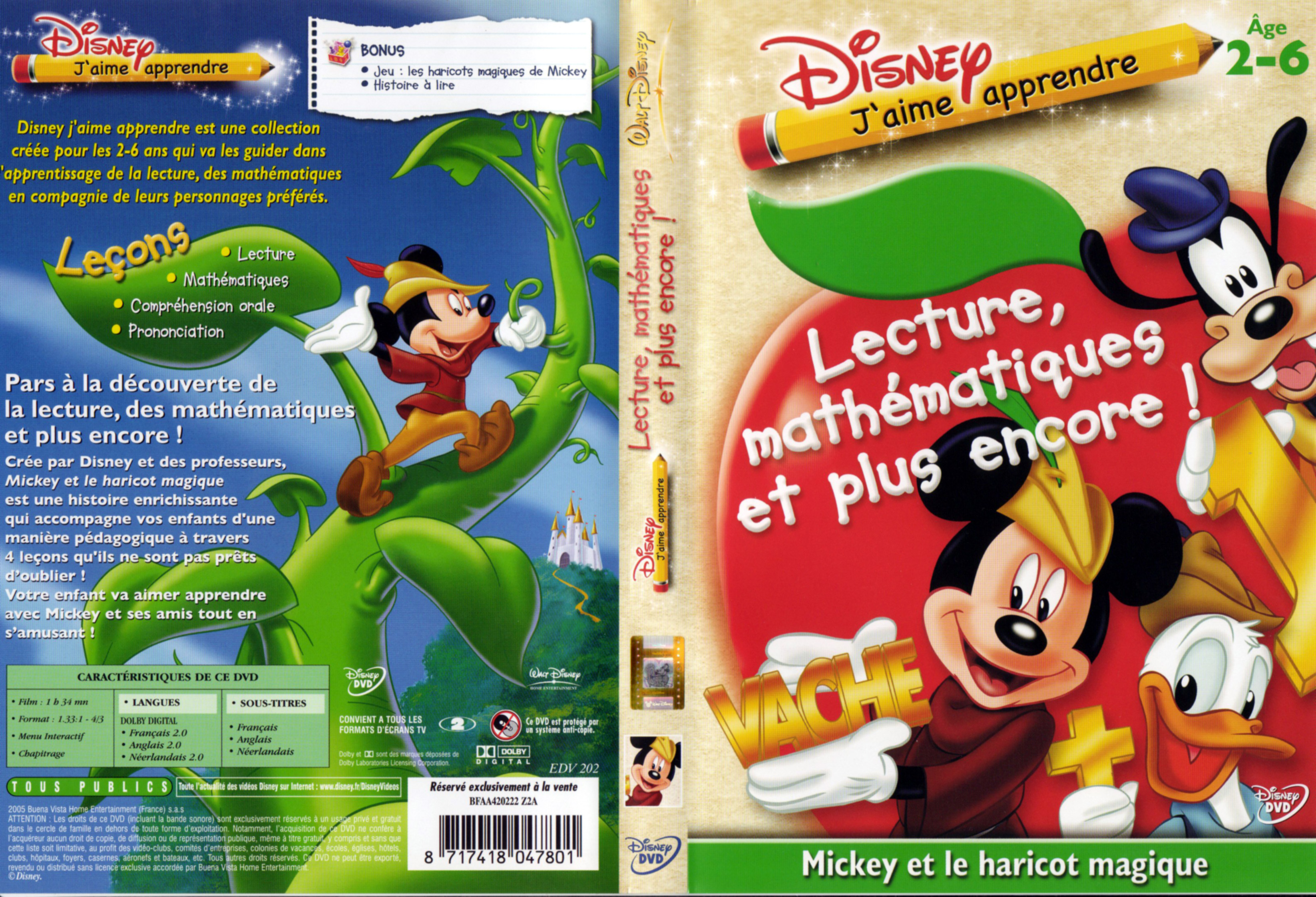 Jaquette DVD Disney J