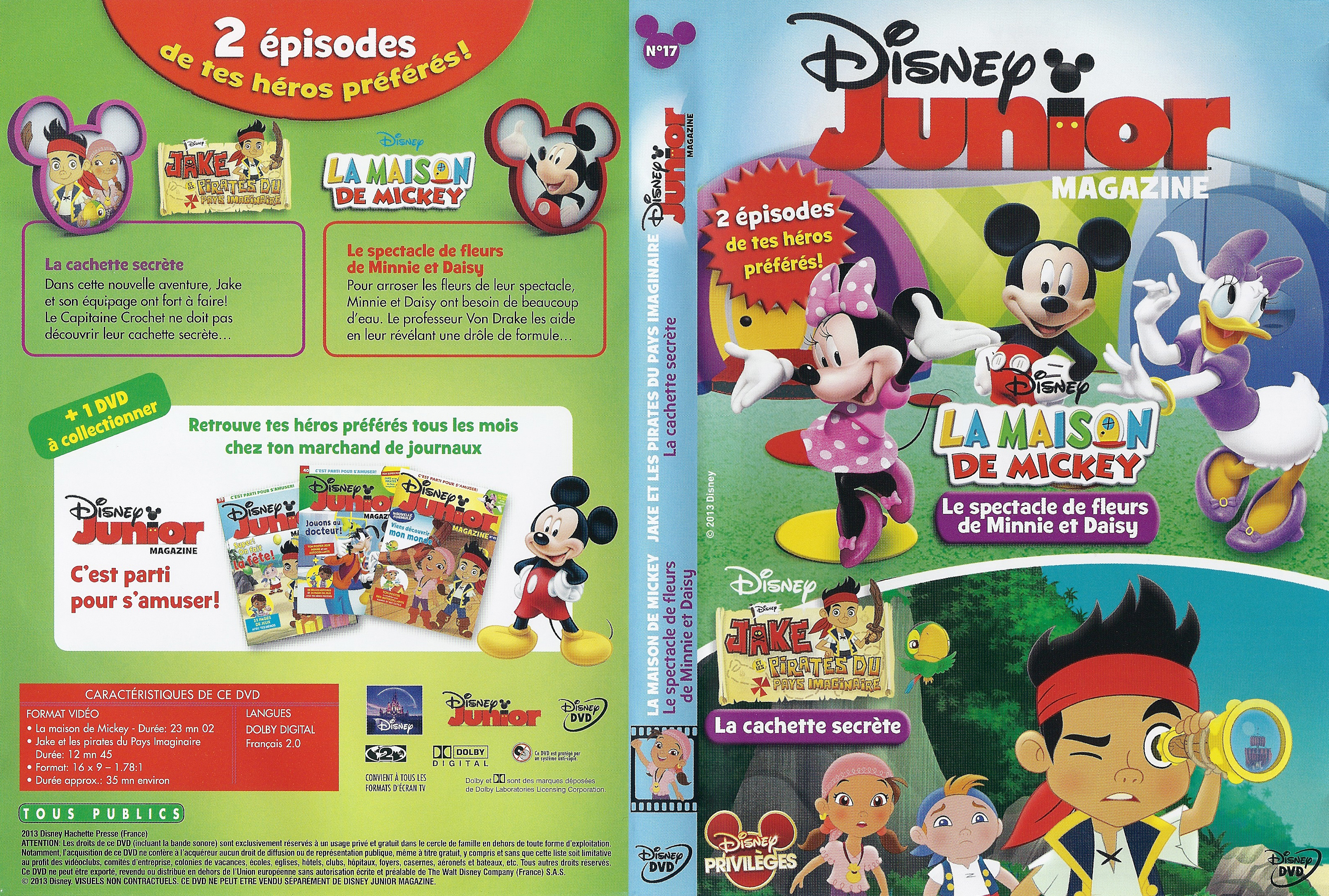 Jaquette DVD Disney Junior Magazine N17