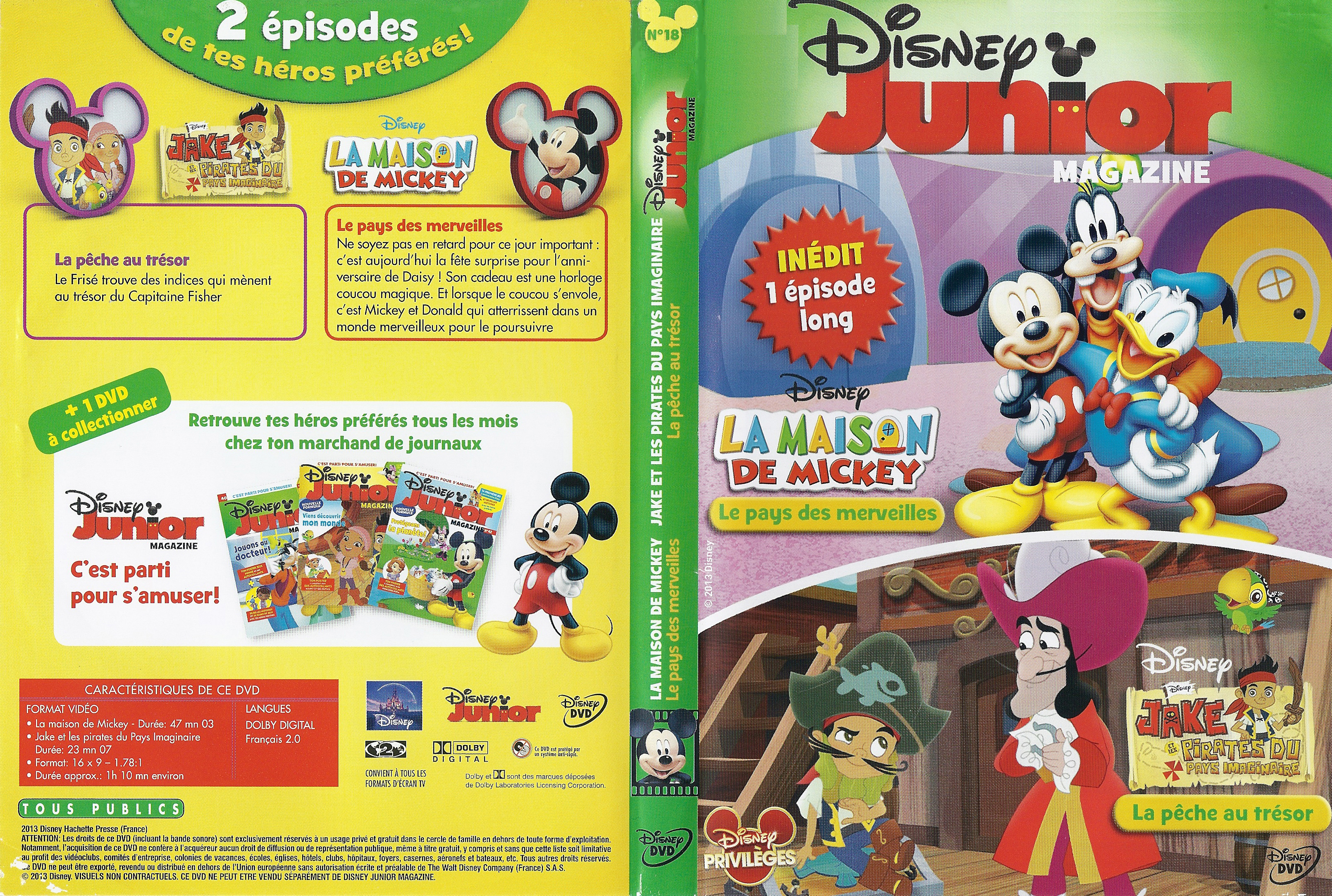 Jaquette DVD Disney Junior Magazine N18