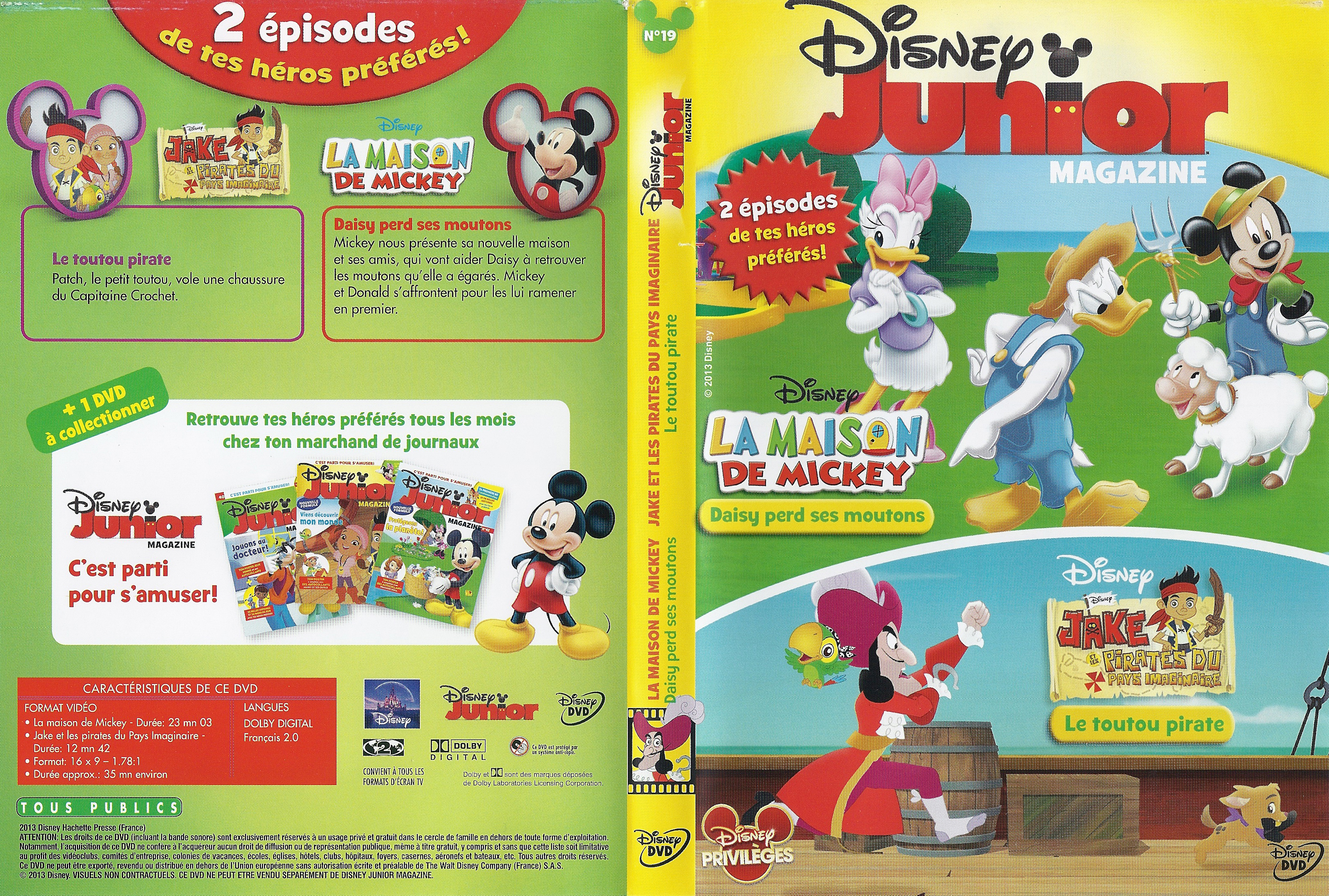 Jaquette DVD Disney Junior Magazine N19