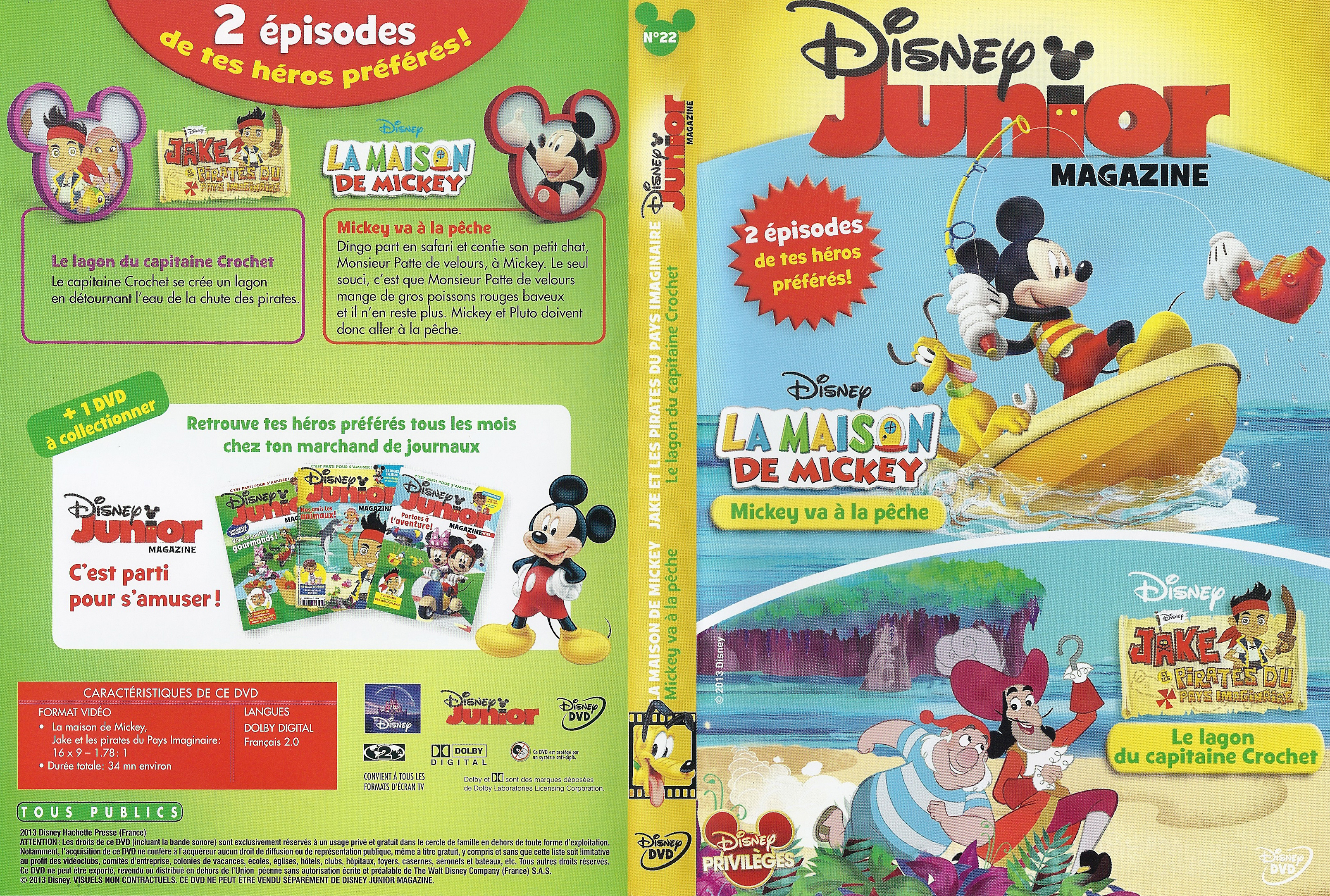 Jaquette DVD Disney Junior Magazine N22