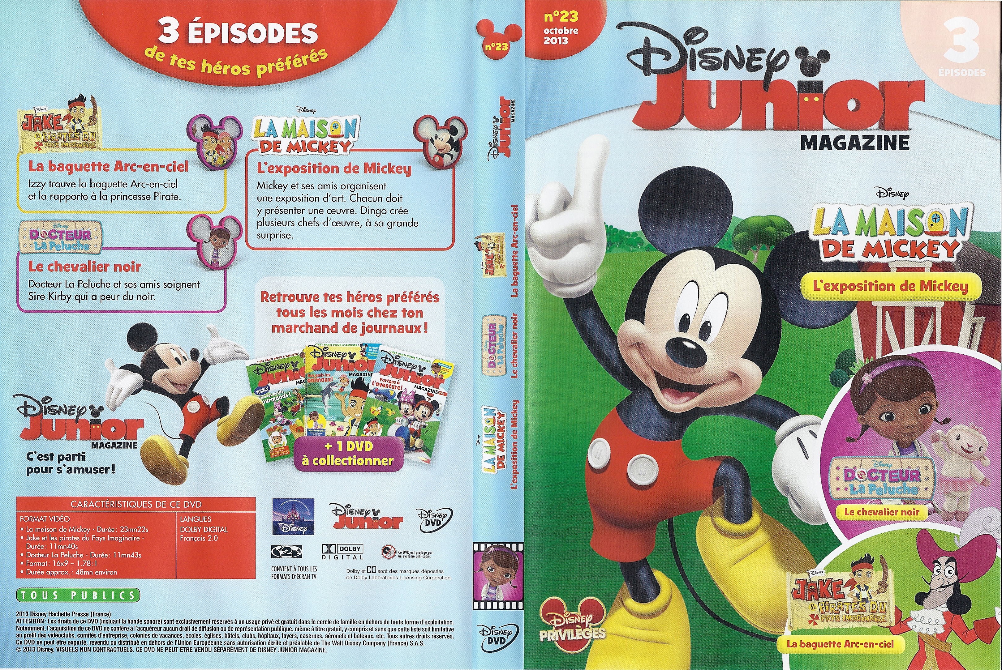 Jaquette DVD Disney Junior Magazine N23
