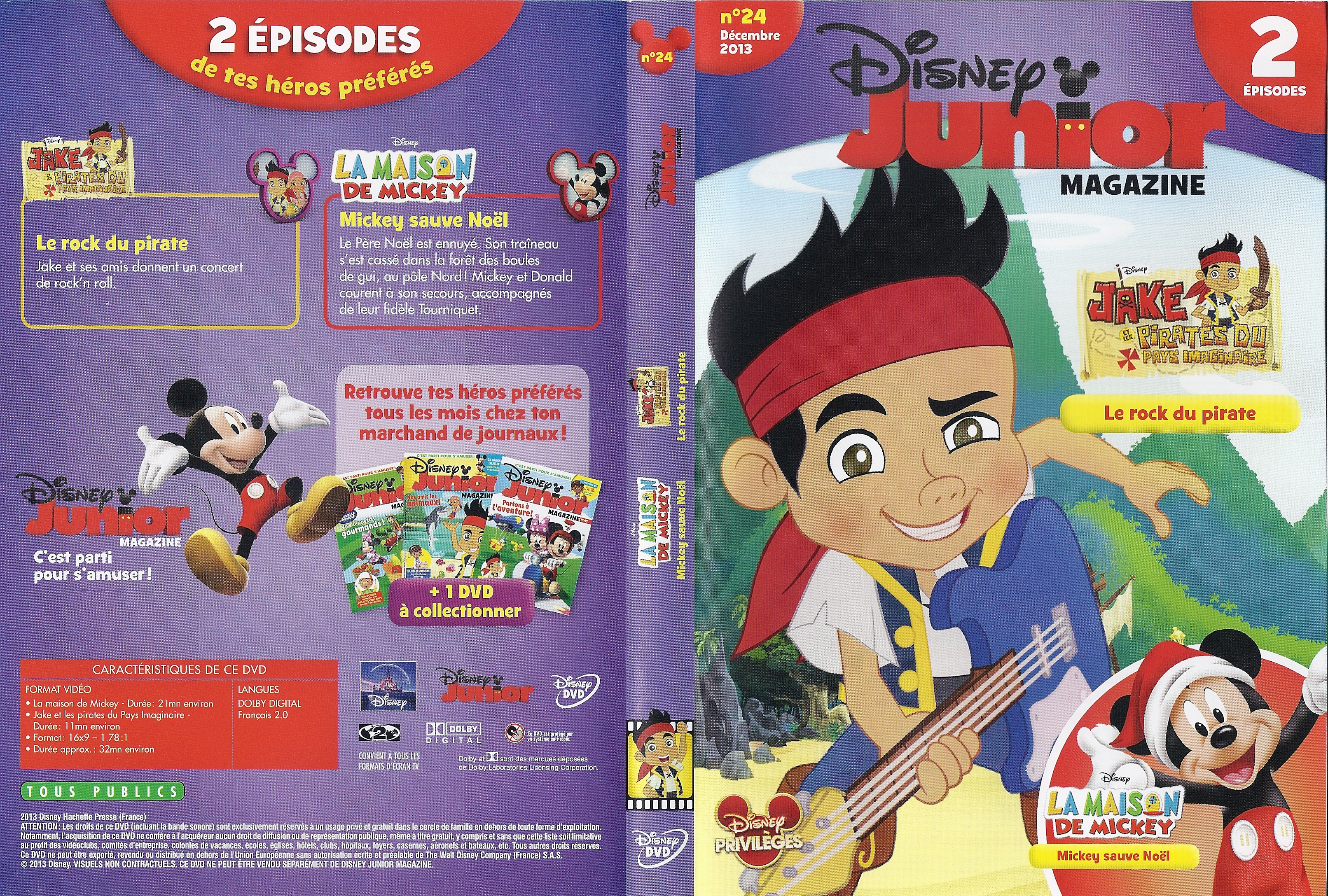 Jaquette DVD Disney Junior Magazine N24