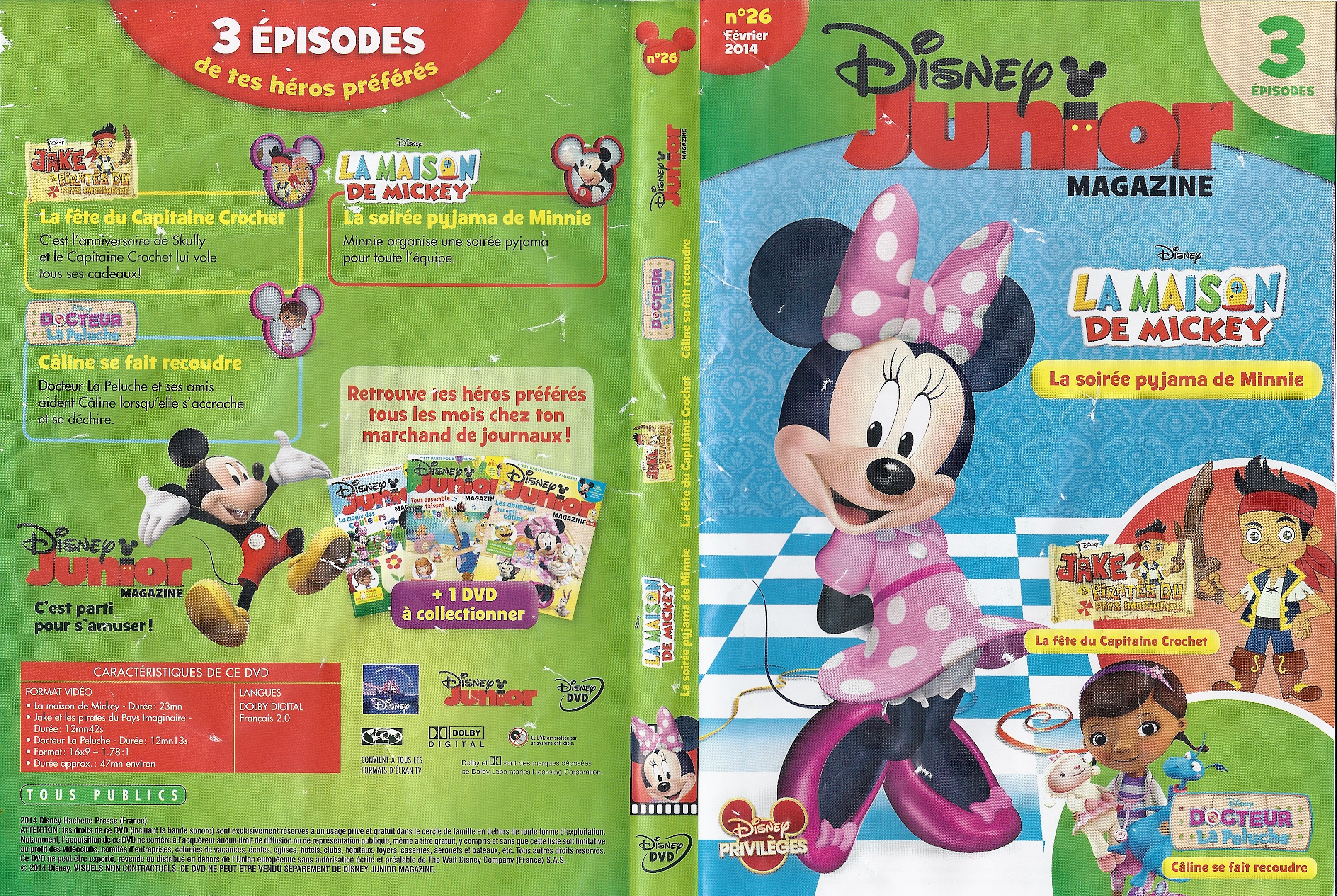 Jaquette DVD Disney Junior Magazine N26