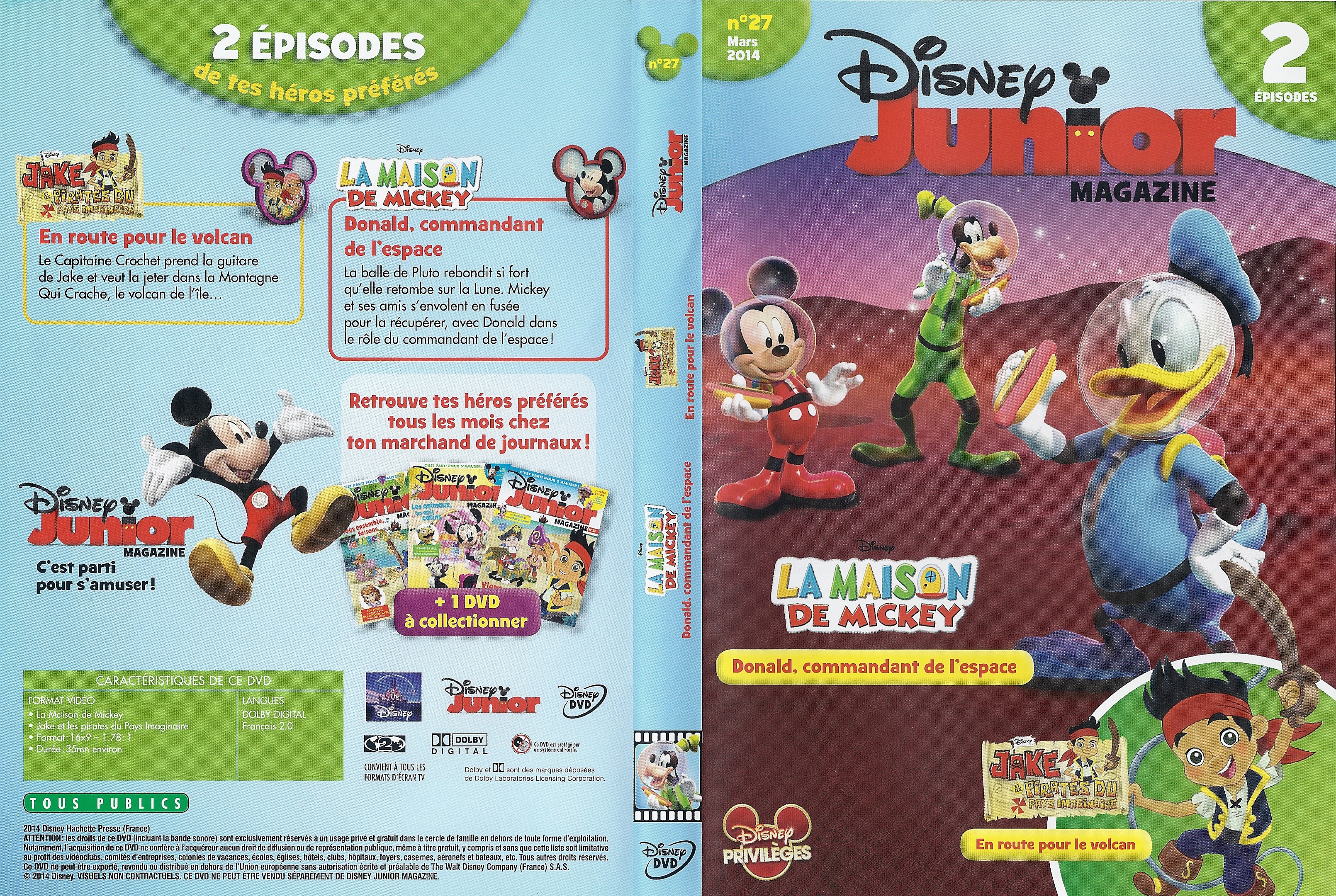 Jaquette DVD Disney Junior Magazine N27