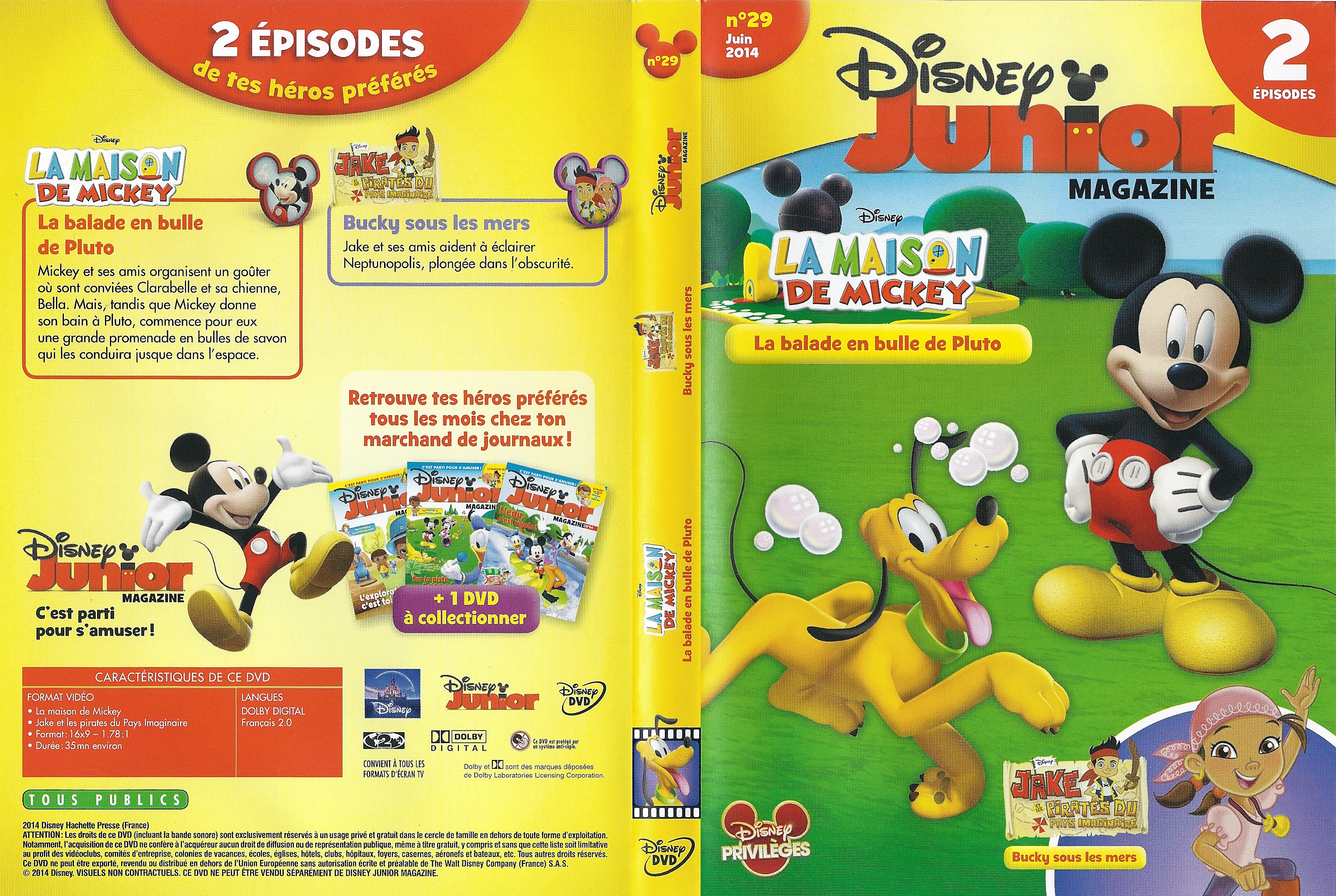 Jaquette DVD Disney Junior Magazine N29