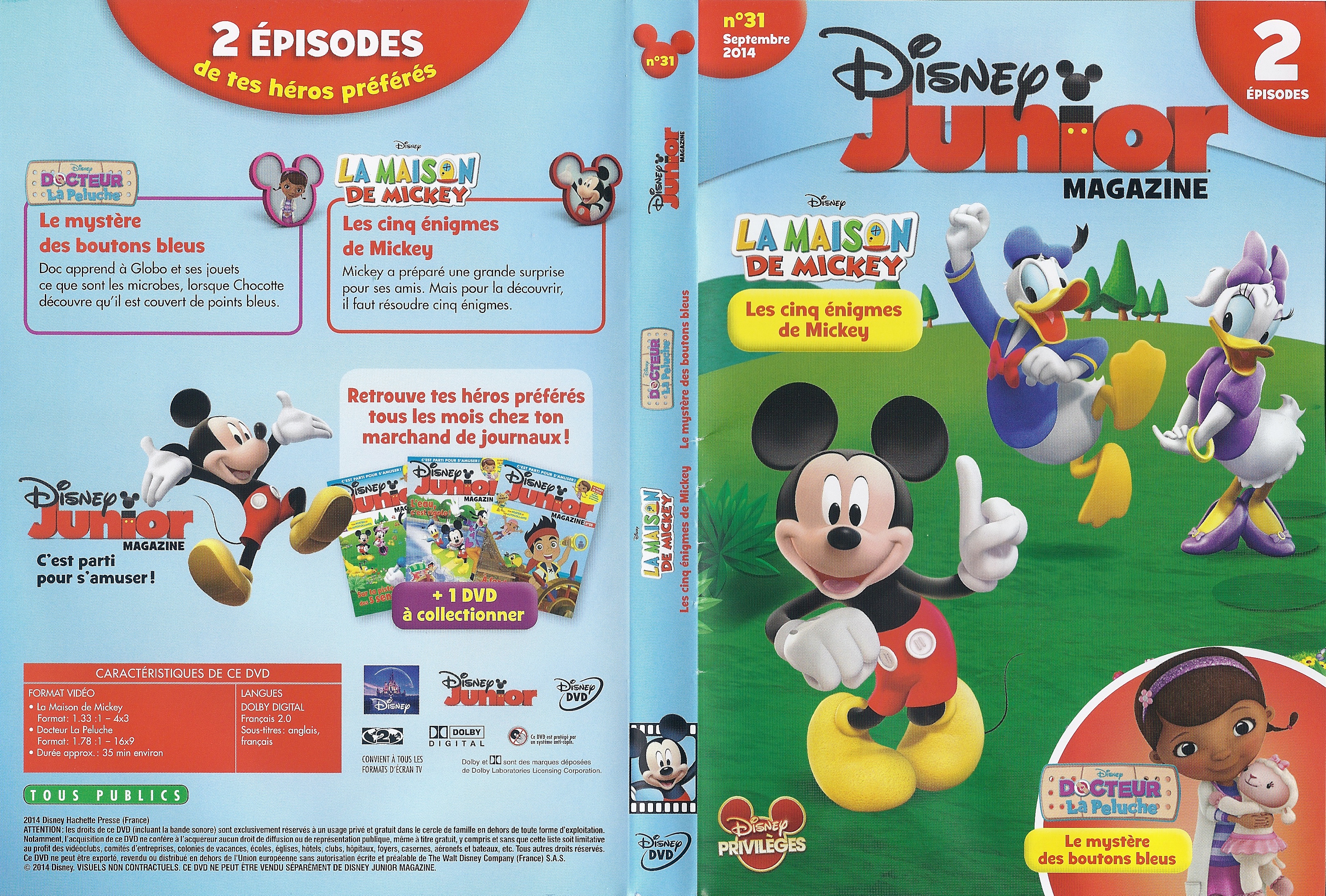 Jaquette DVD Disney Junior Magazine N31