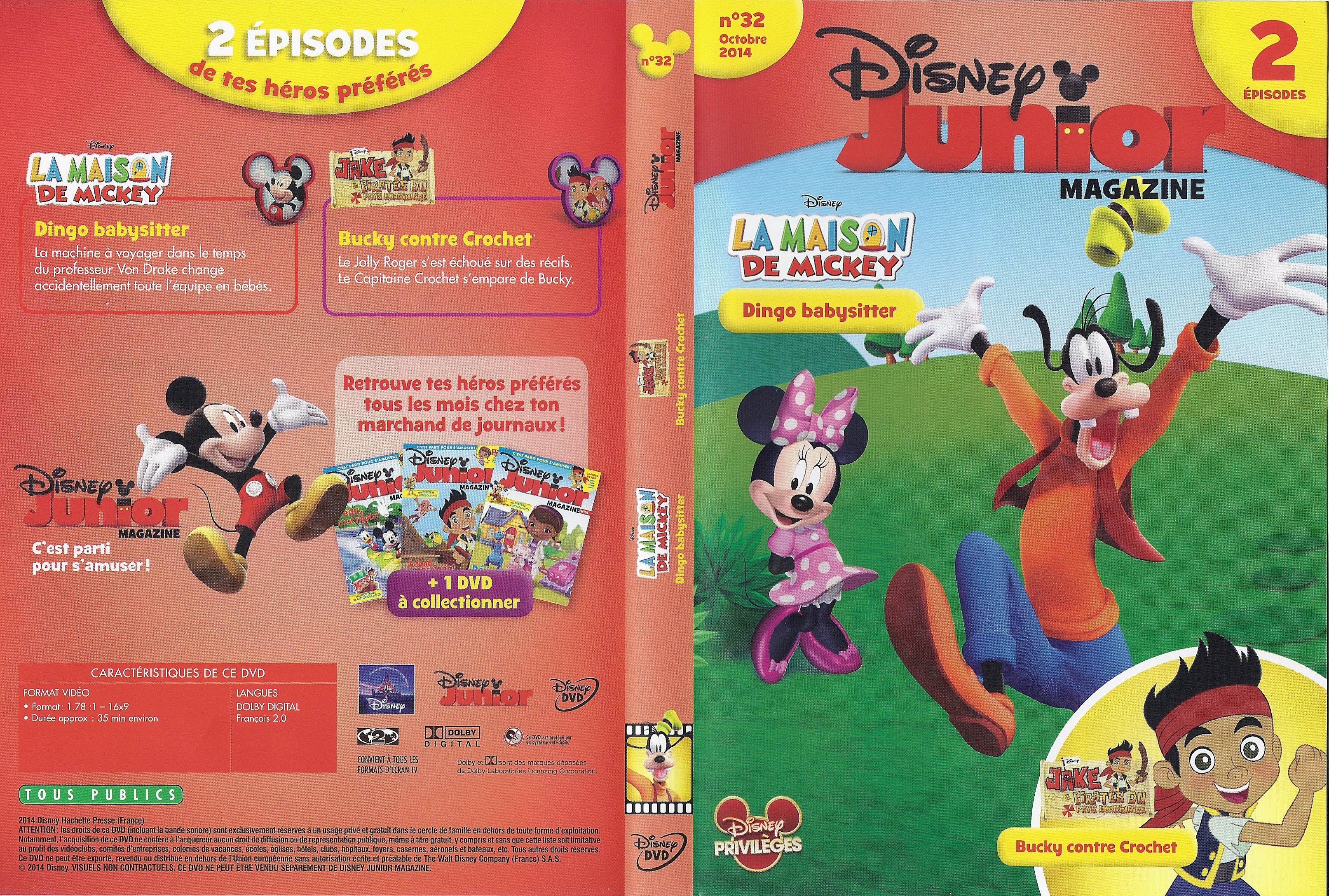 Jaquette DVD Disney Junior Magazine N32