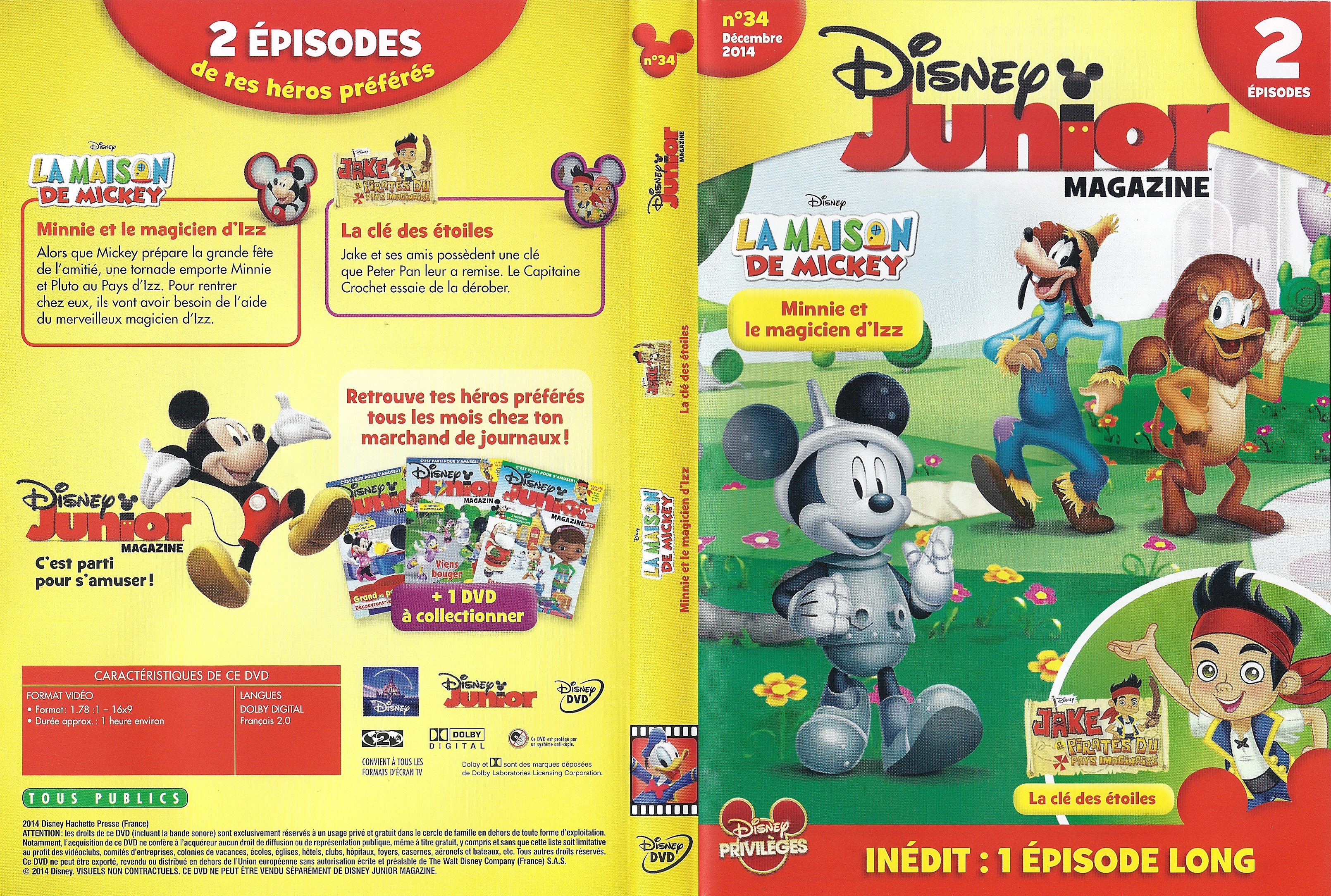 Jaquette DVD Disney Junior Magazine N34