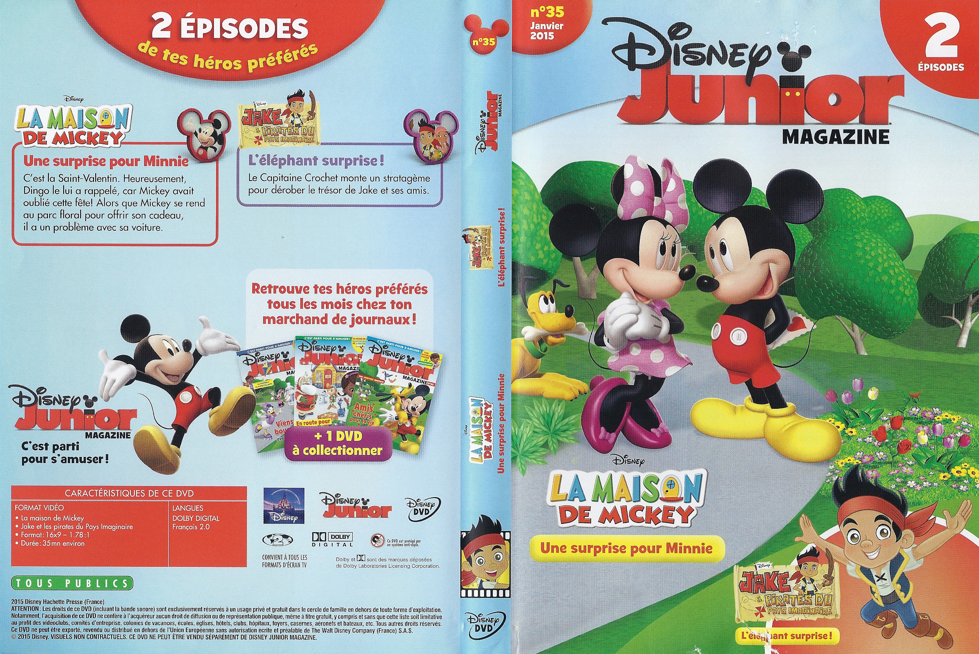 Jaquette DVD Disney Junior Magazine N35