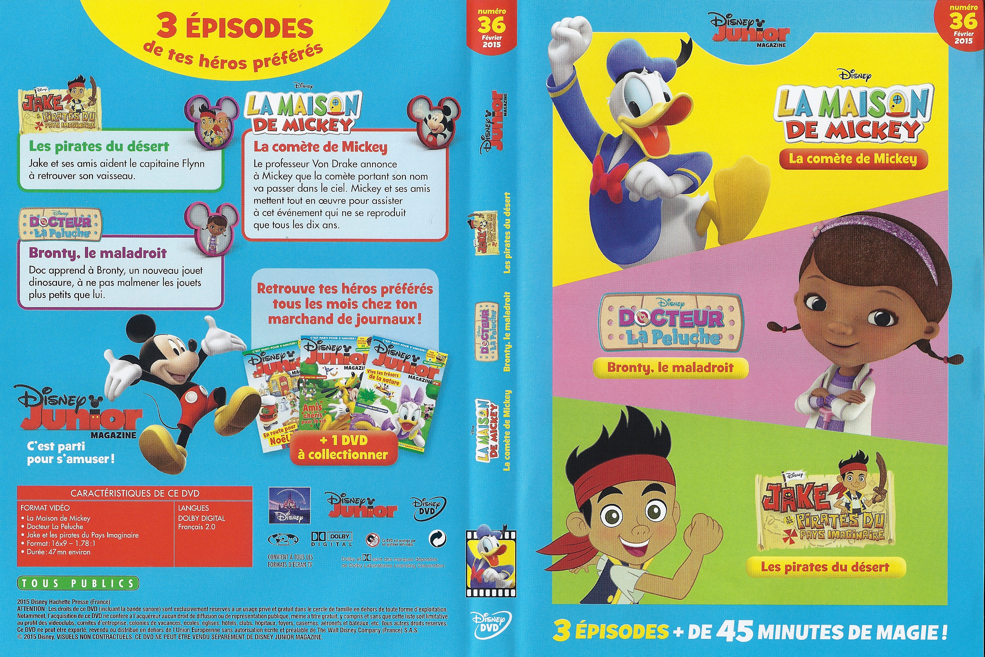 Jaquette DVD Disney Junior Magazine N36