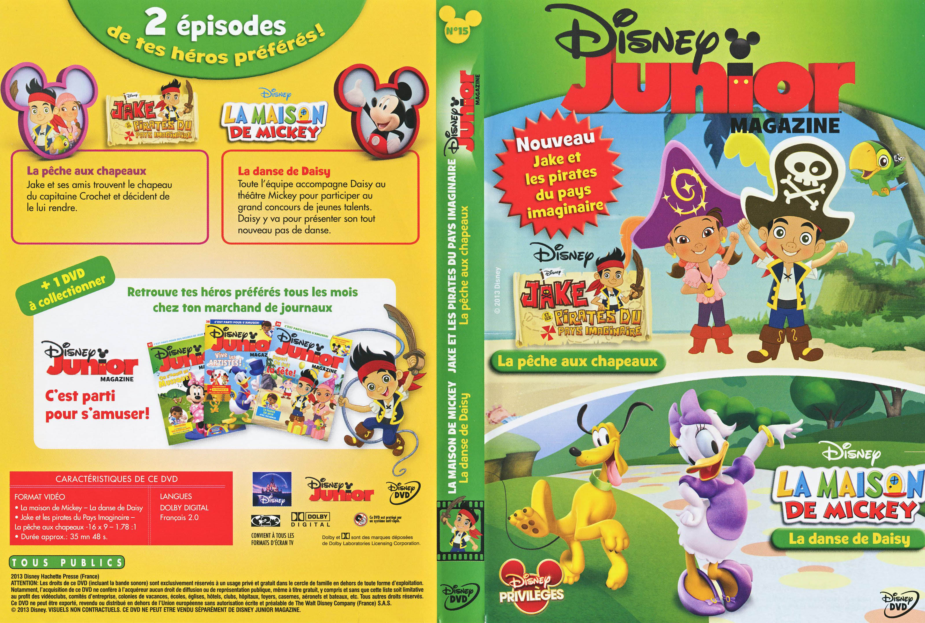 Jaquette DVD Disney Junior vol 15
