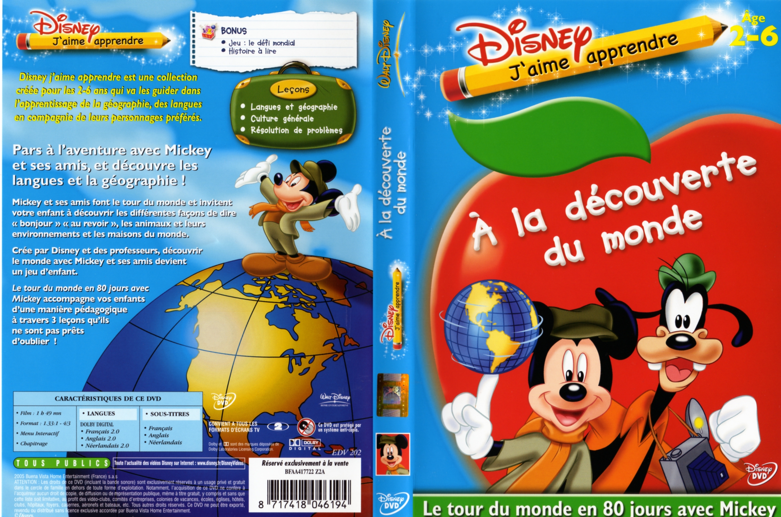Jaquette DVD Disney j