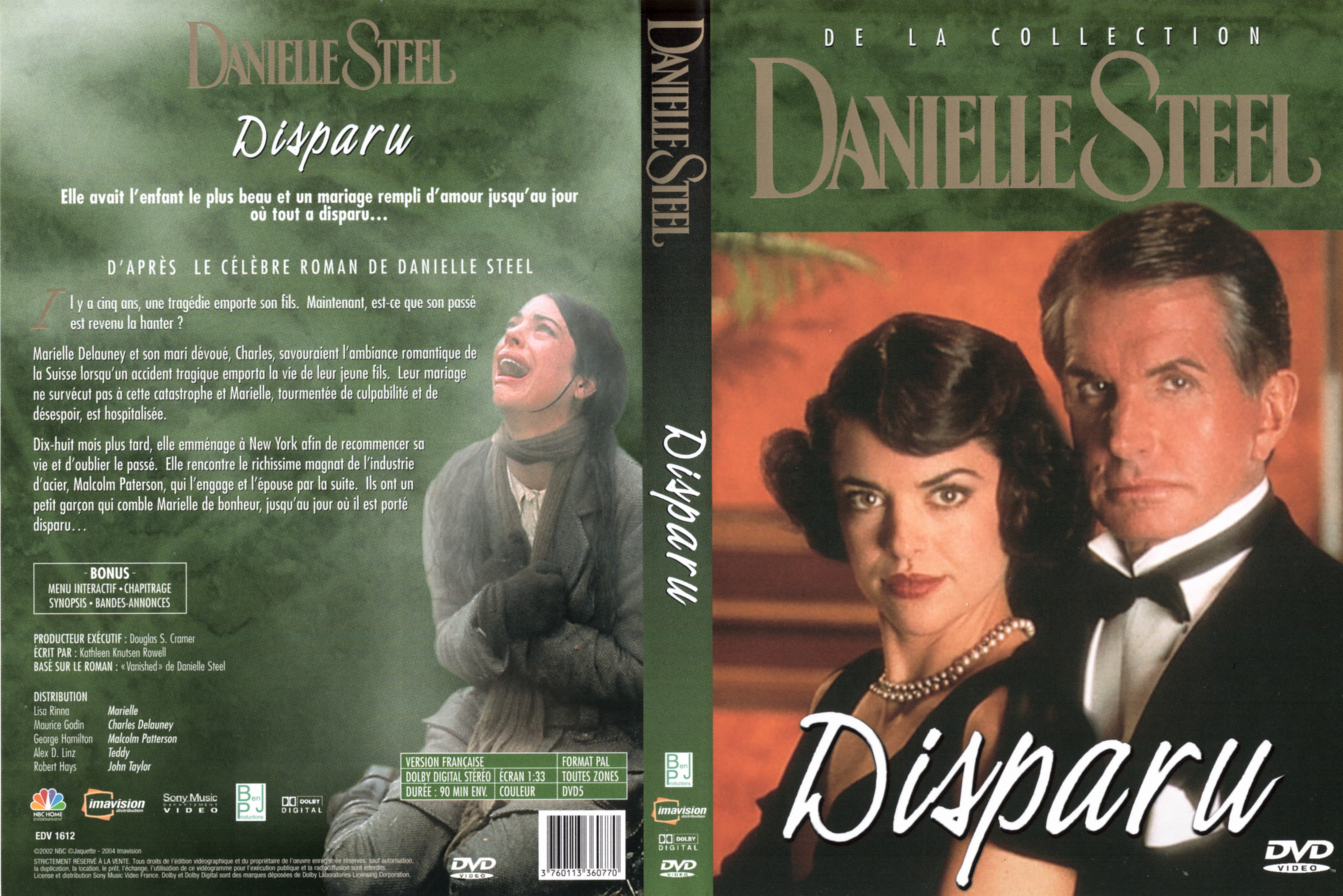 Jaquette DVD Disparu