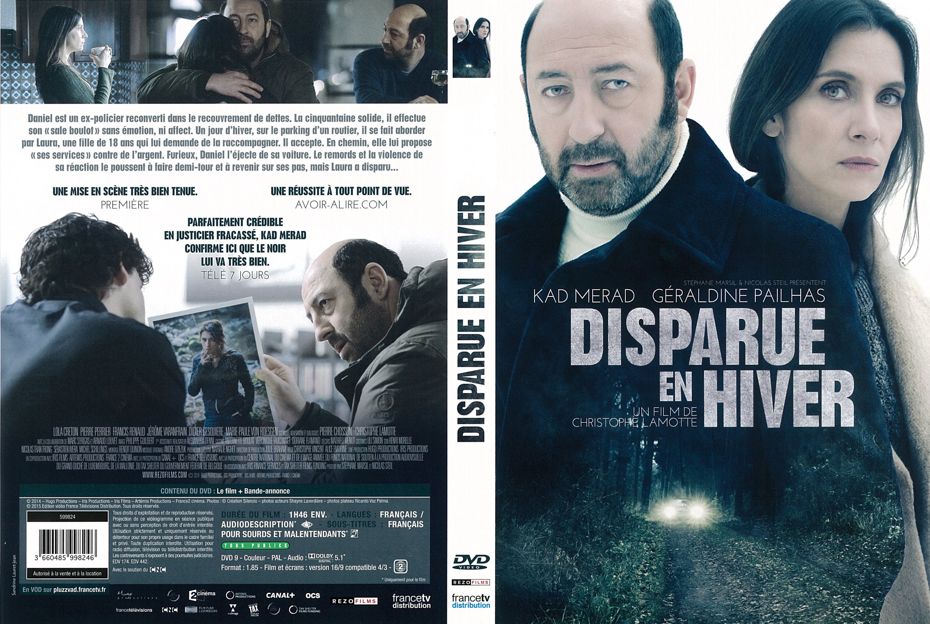 Jaquette DVD Disparue en hiver