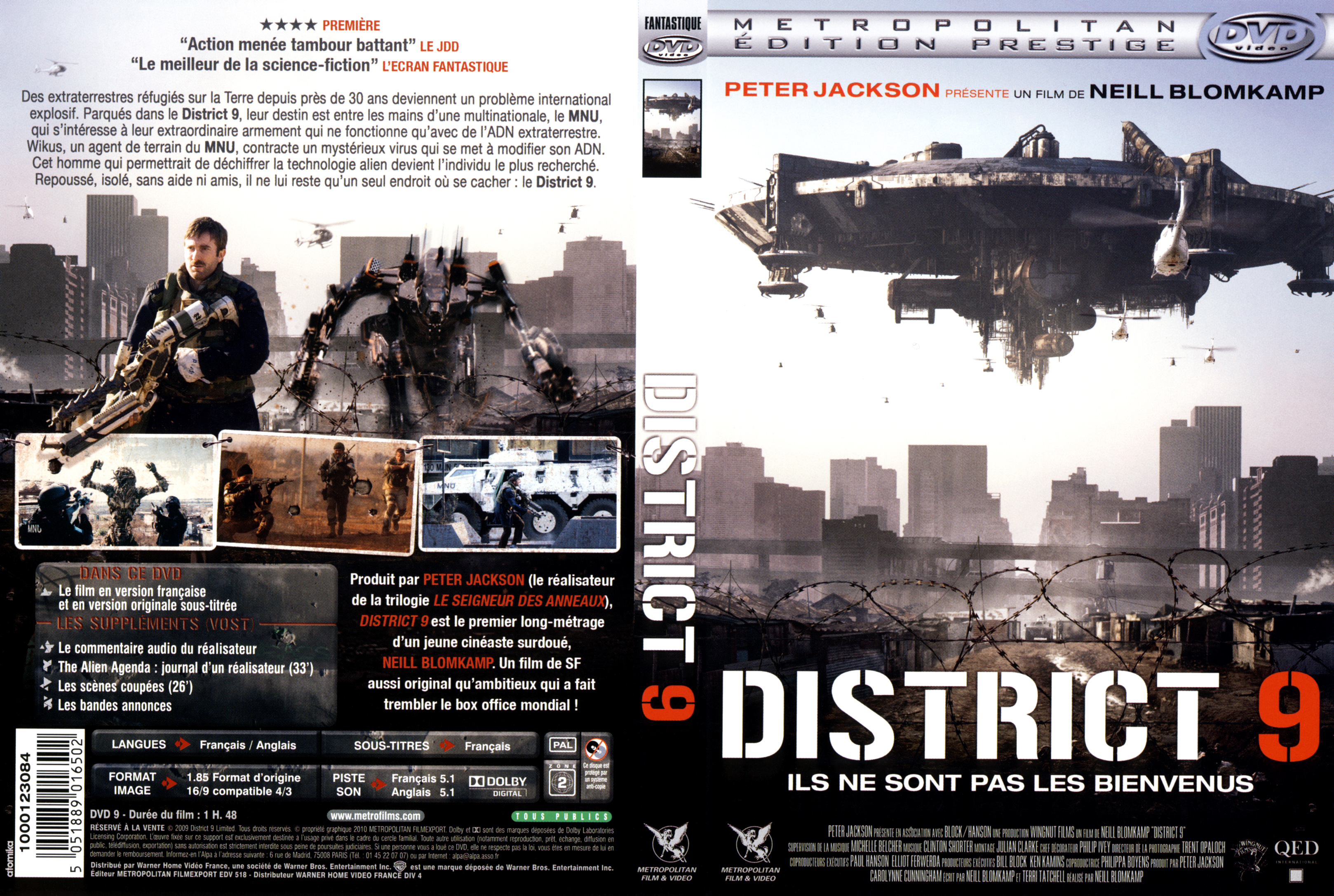 Jaquette DVD District 9