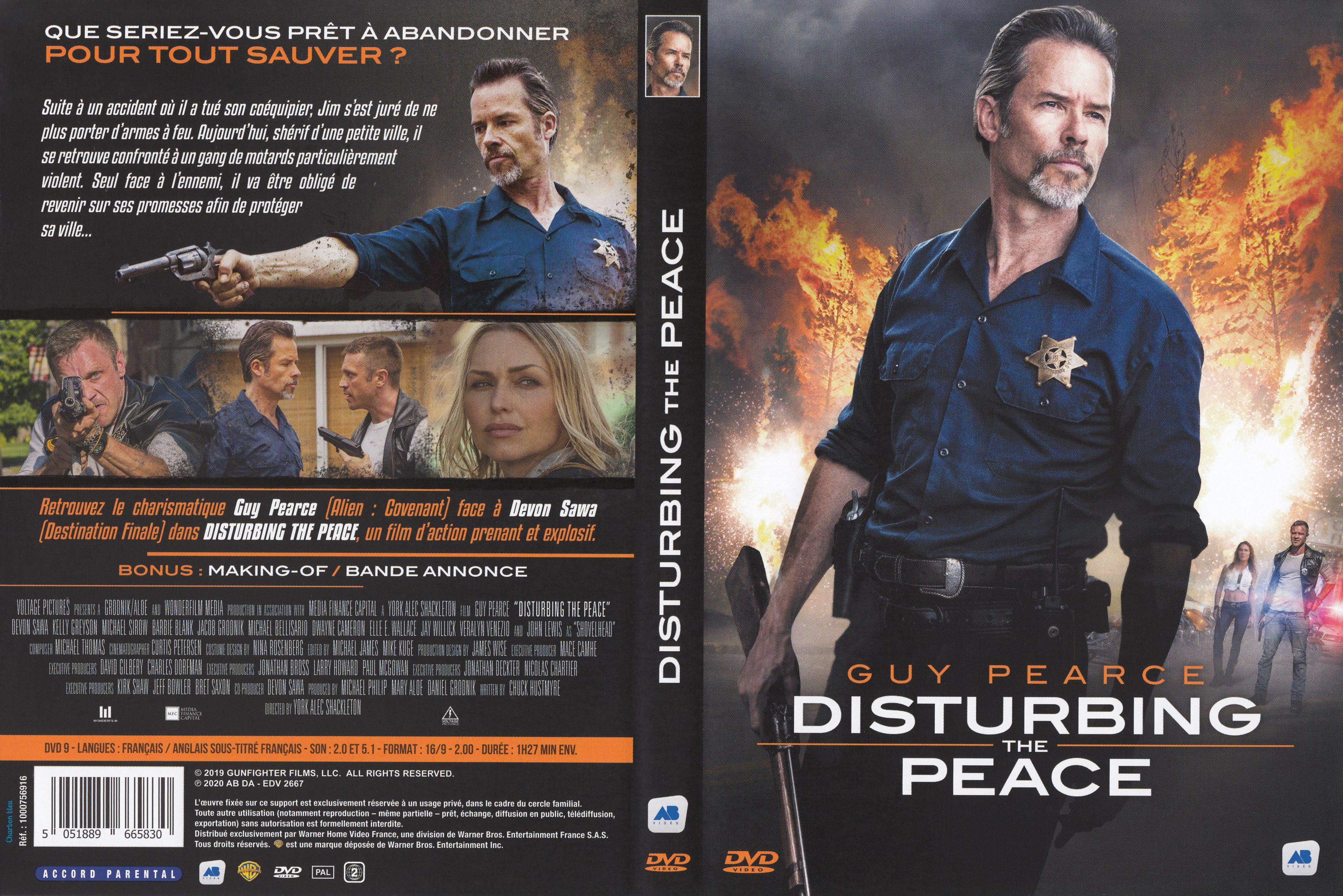 Jaquette DVD Disturbing the peace
