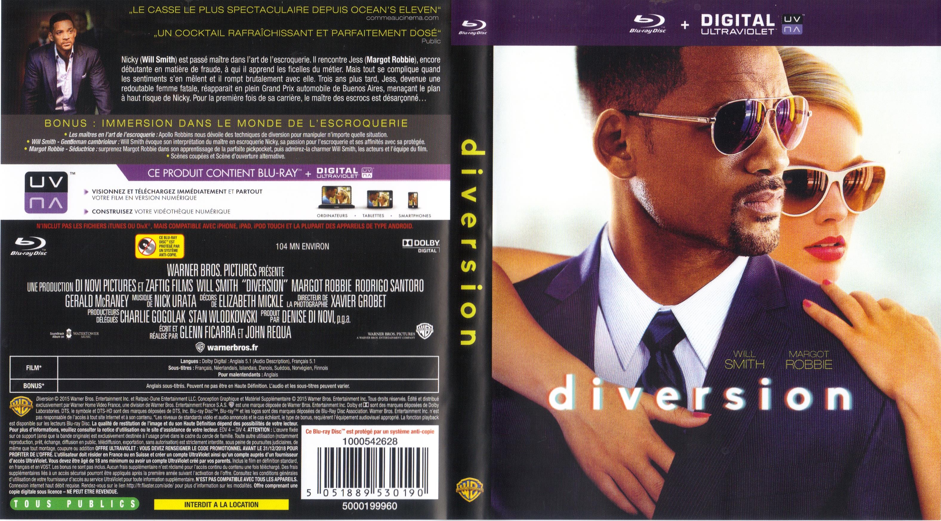 Jaquette DVD Diversion (BLU-RAY)