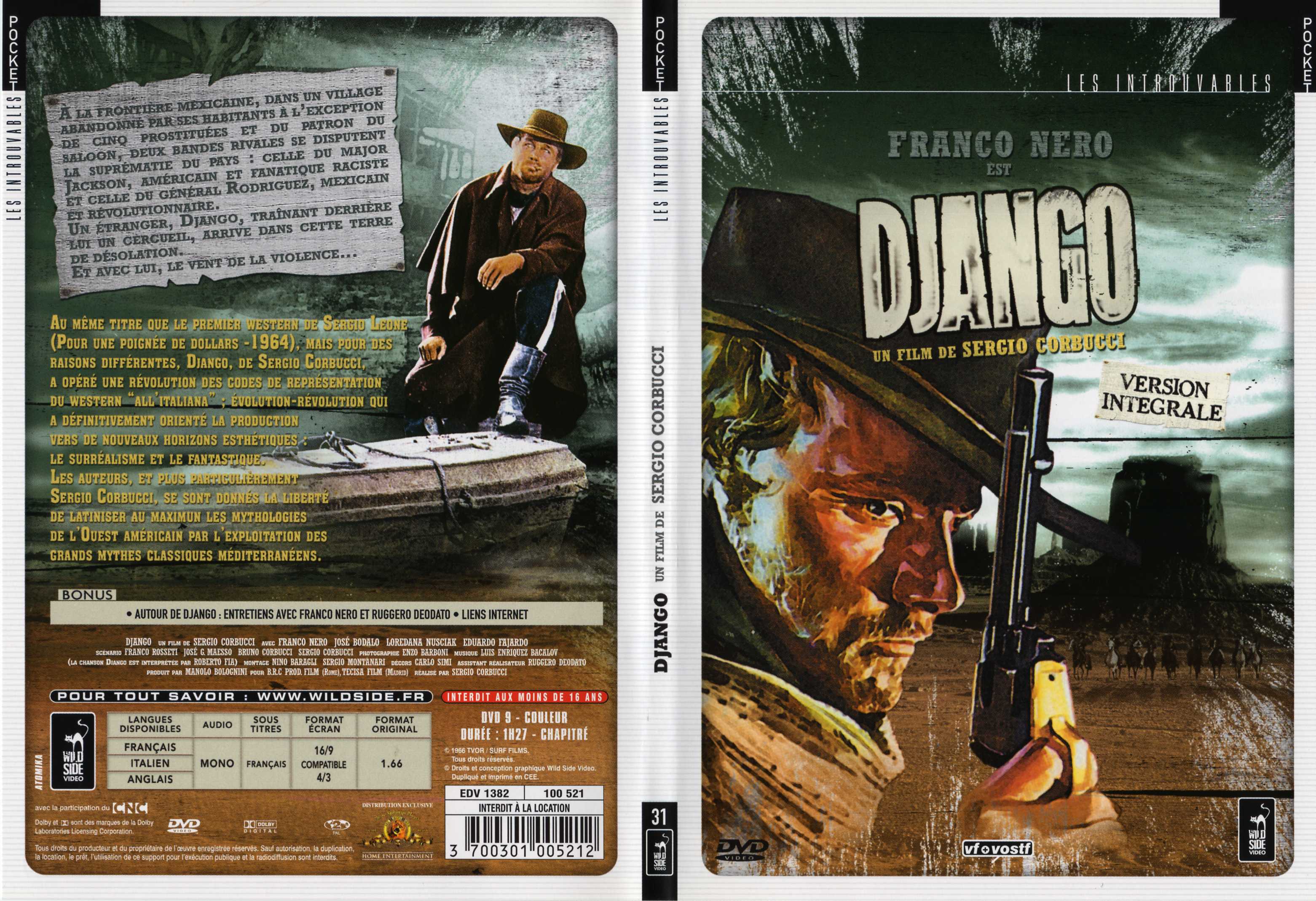 Jaquette DVD Django