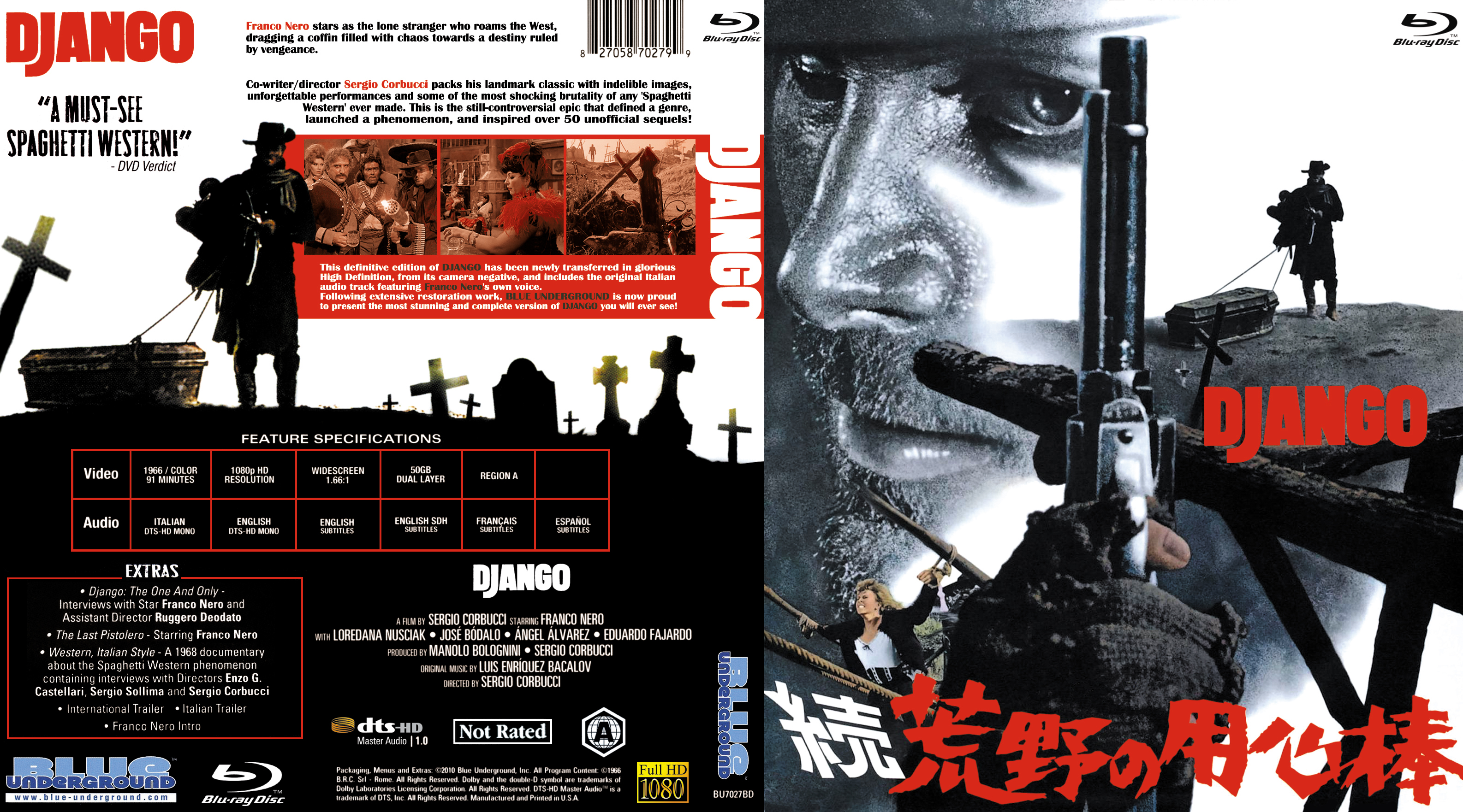 Jaquette DVD Django Zone 1 (BLU-RAY)