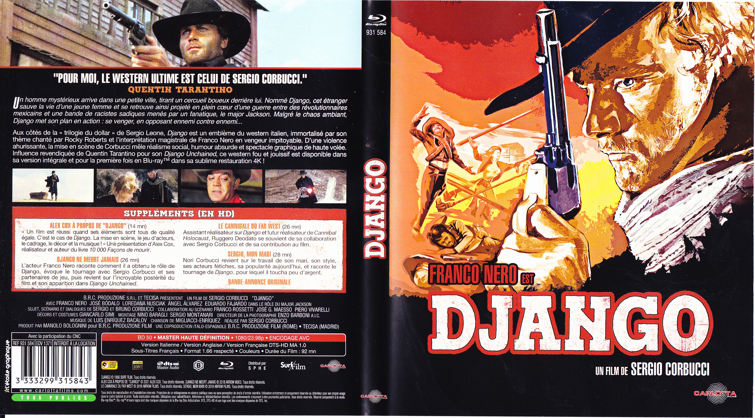 Jaquette DVD Django (BLU-RAY)