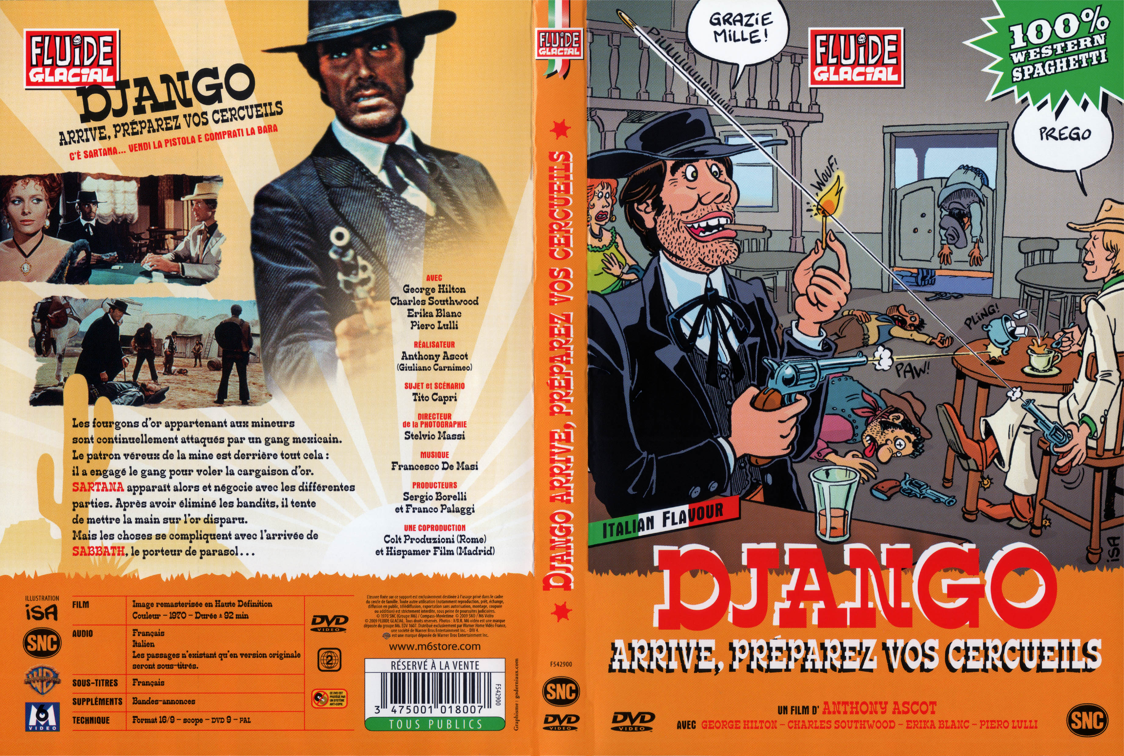 Jaquette DVD Django arrive preparez vos cercueils