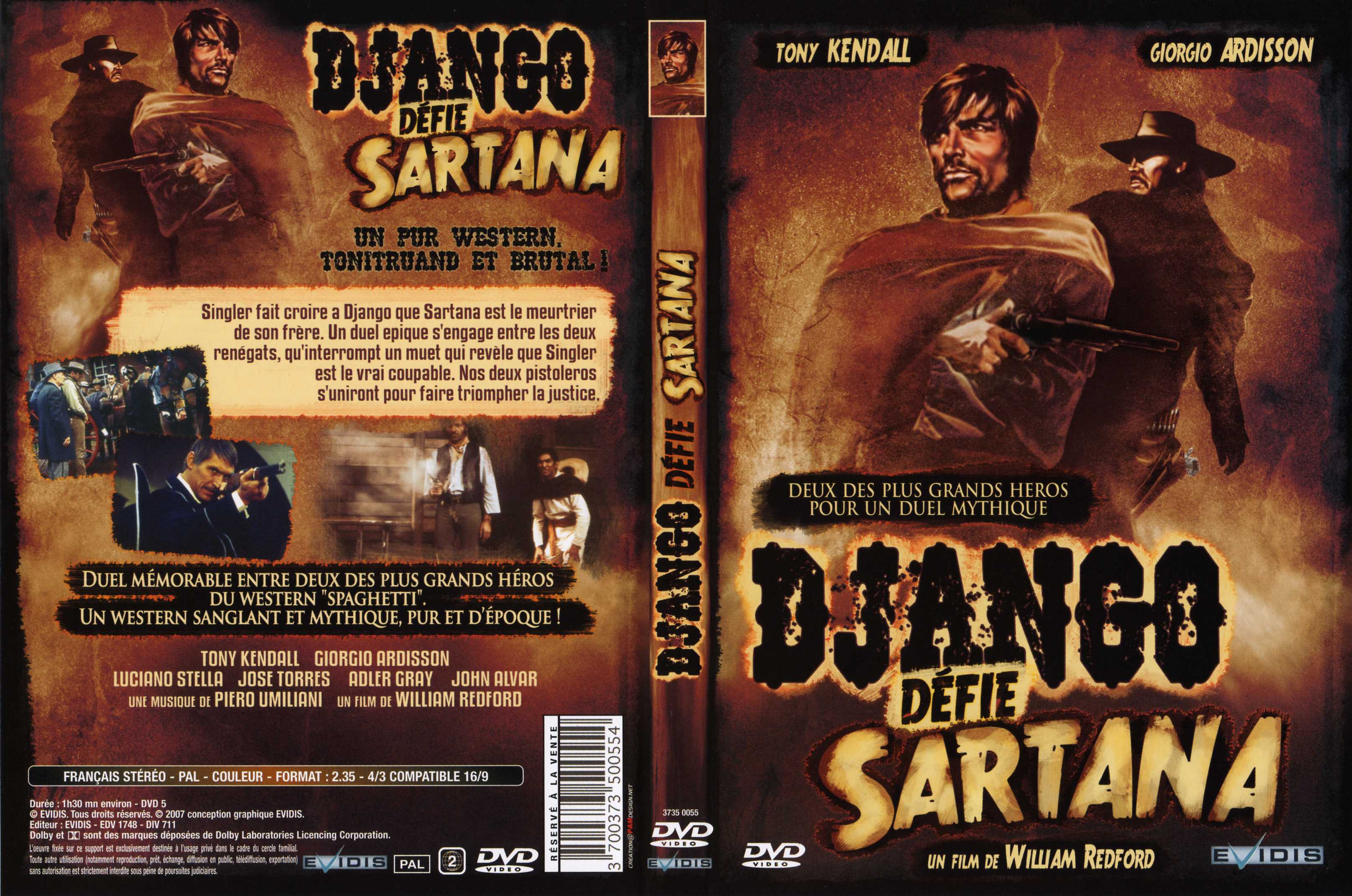Jaquette DVD Django dfie Sartana