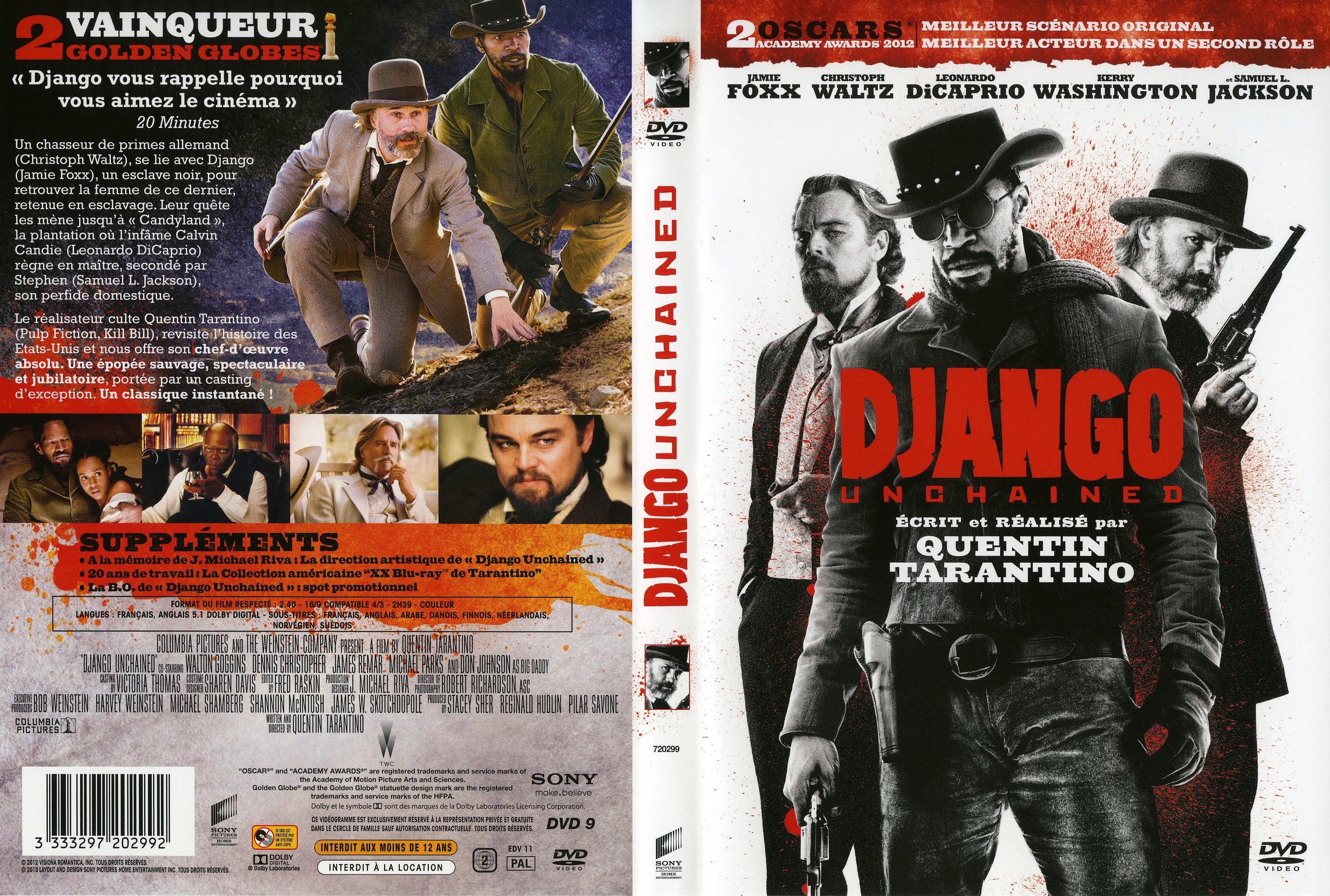 Jaquette DVD Django unchained