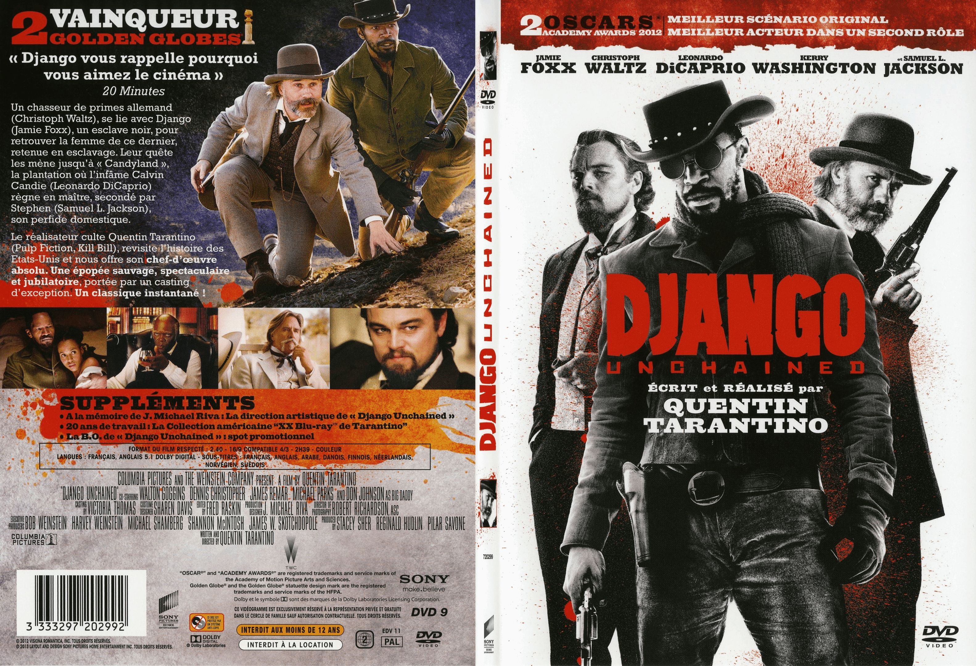 Jaquette DVD Django unchained - SLIM