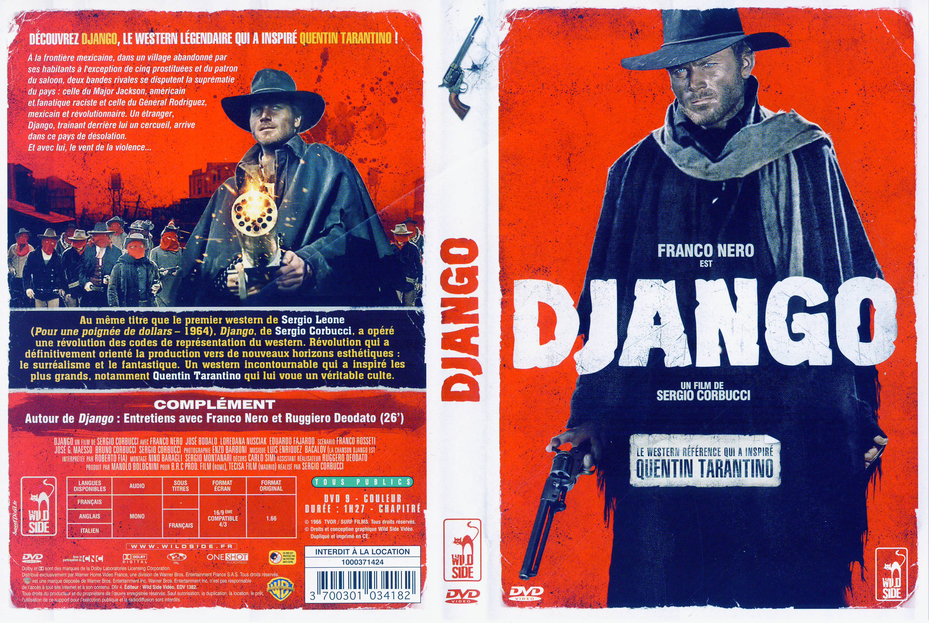 Jaquette DVD Django v2