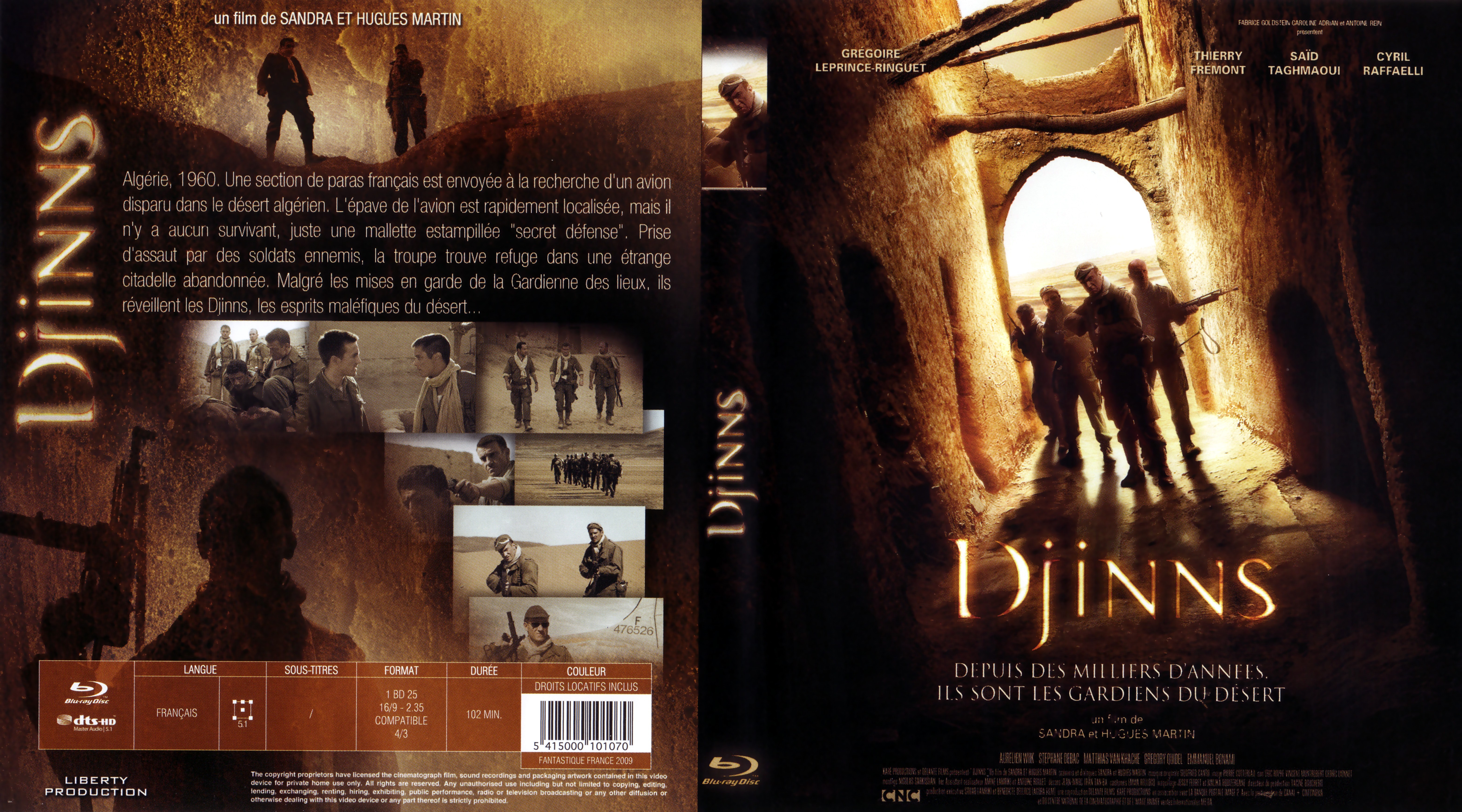 Jaquette DVD Djinns (BLU-RAY)