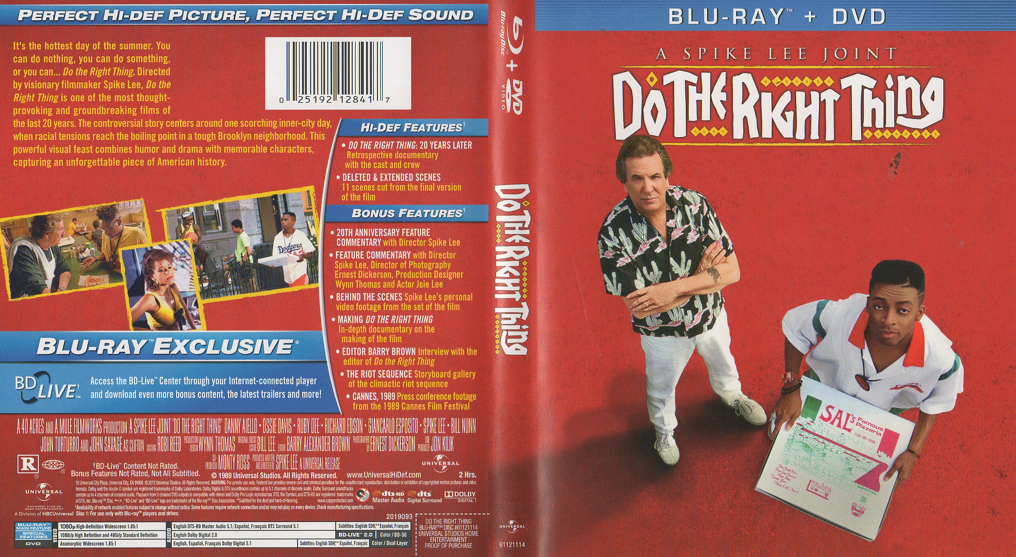Jaquette DVD Do the Right Thing Zone 1 (BLU-RAY)