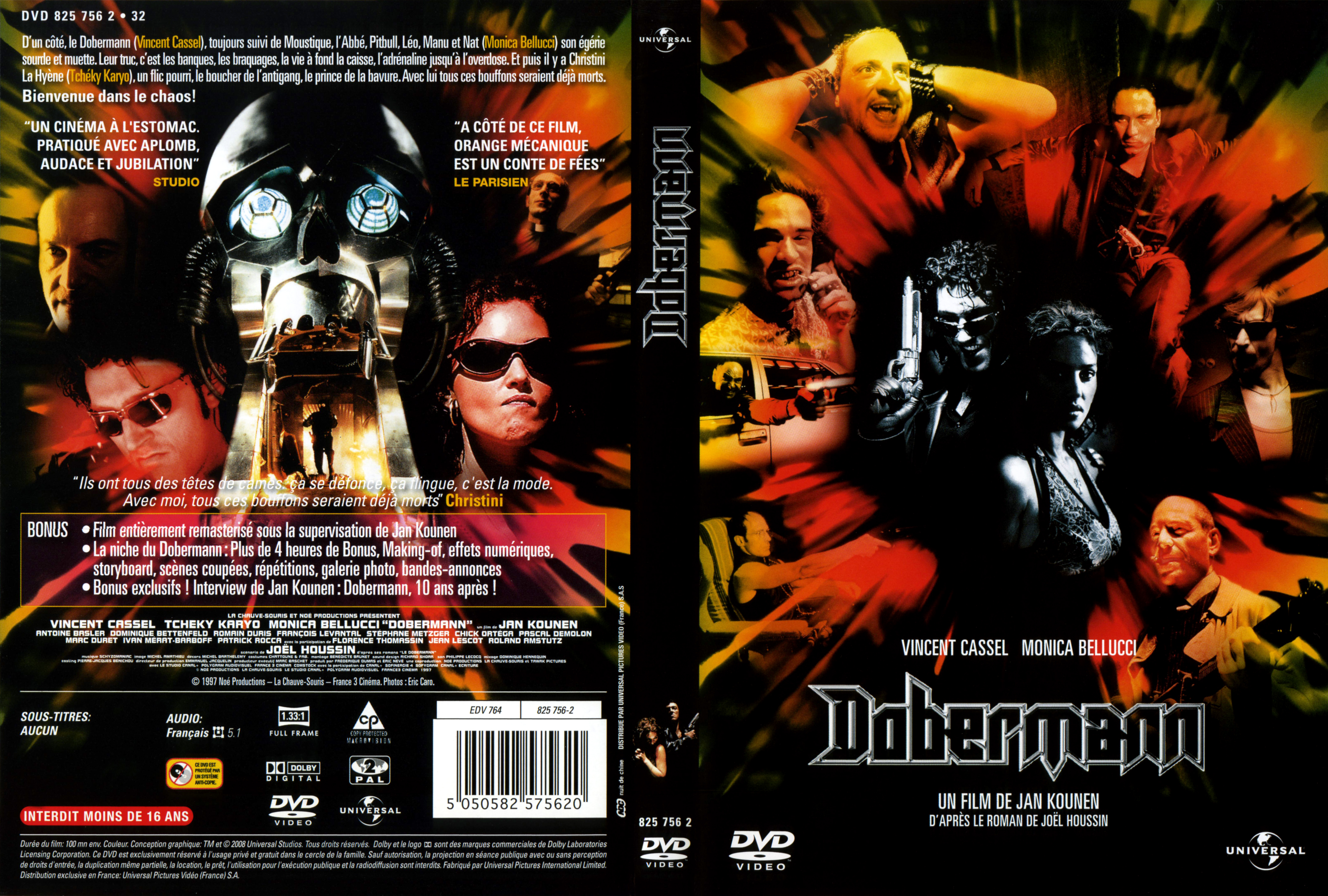 Jaquette DVD Dobermann v4