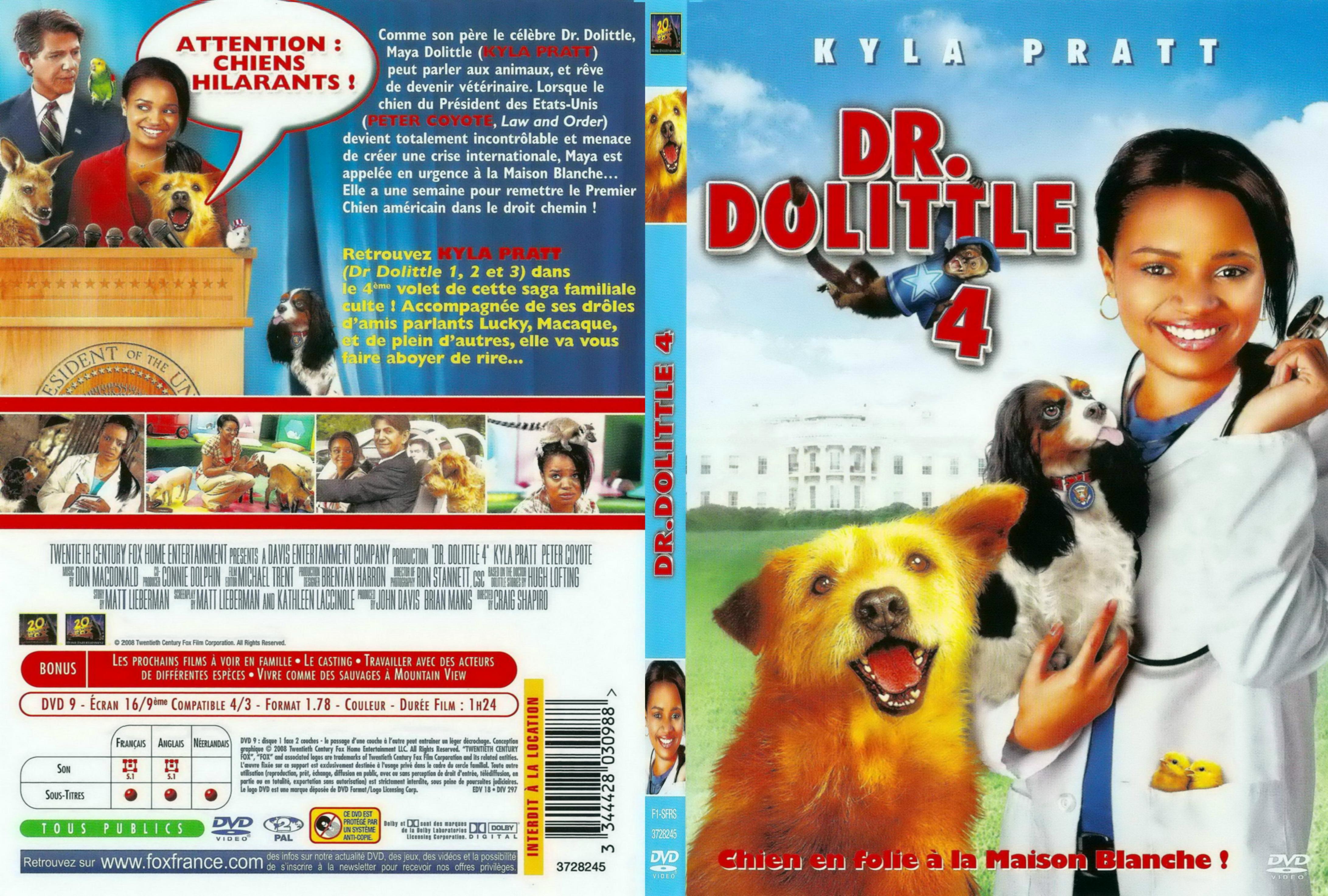 Jaquette DVD Docteur Dolittle 4 - SLIM