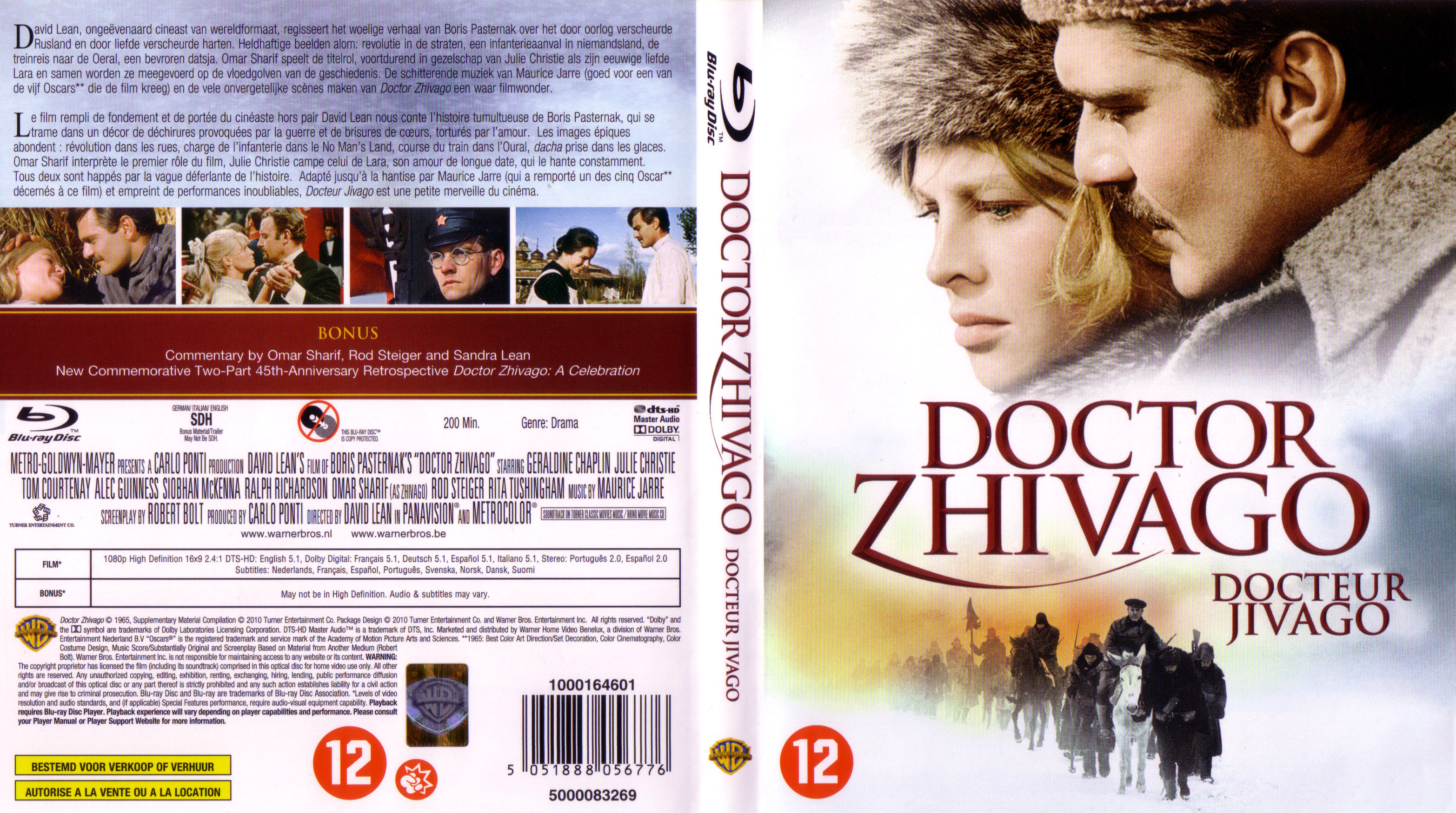 Jaquette DVD Docteur Jivago (BLU-RAY)