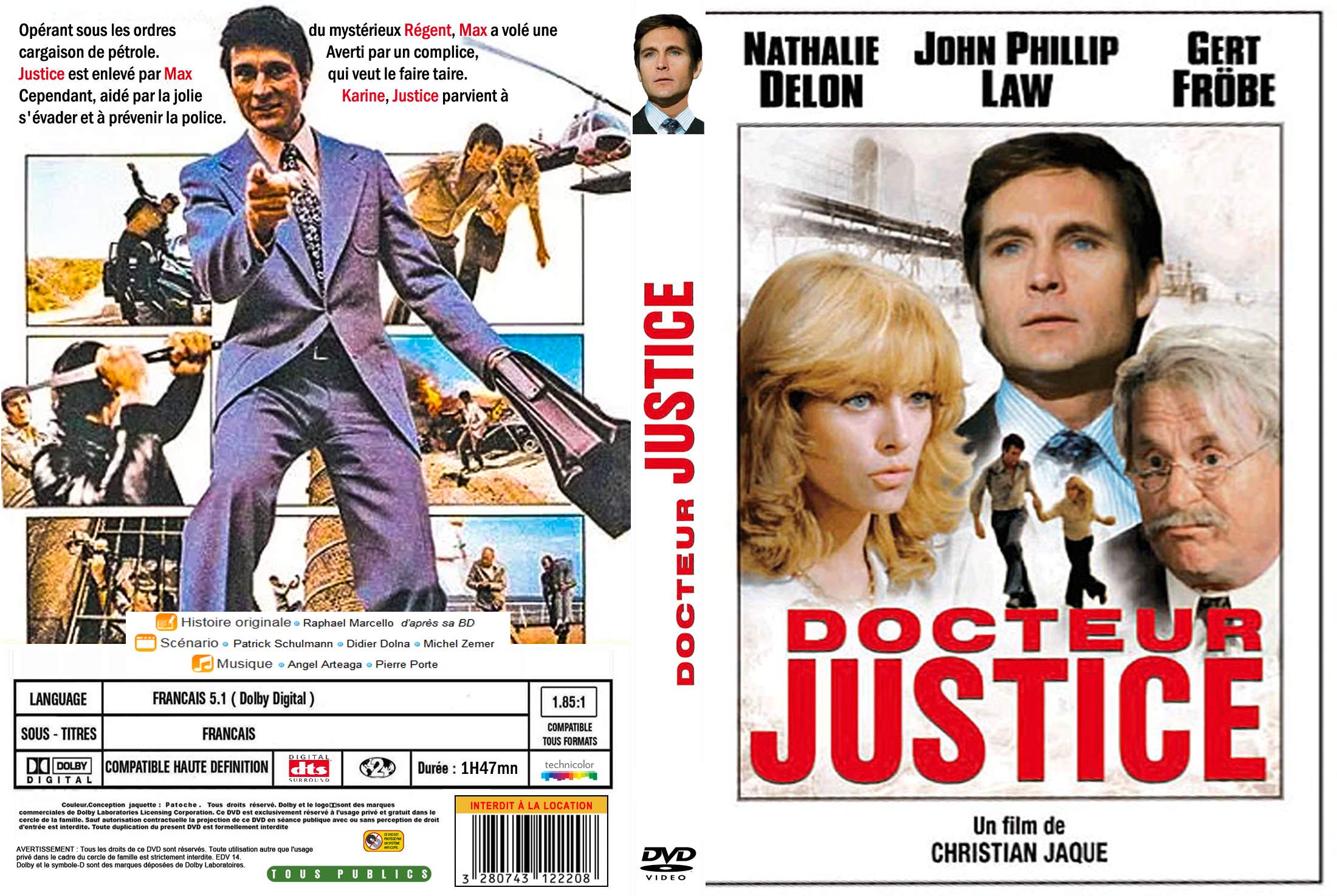 Jaquette DVD Docteur Justice custom