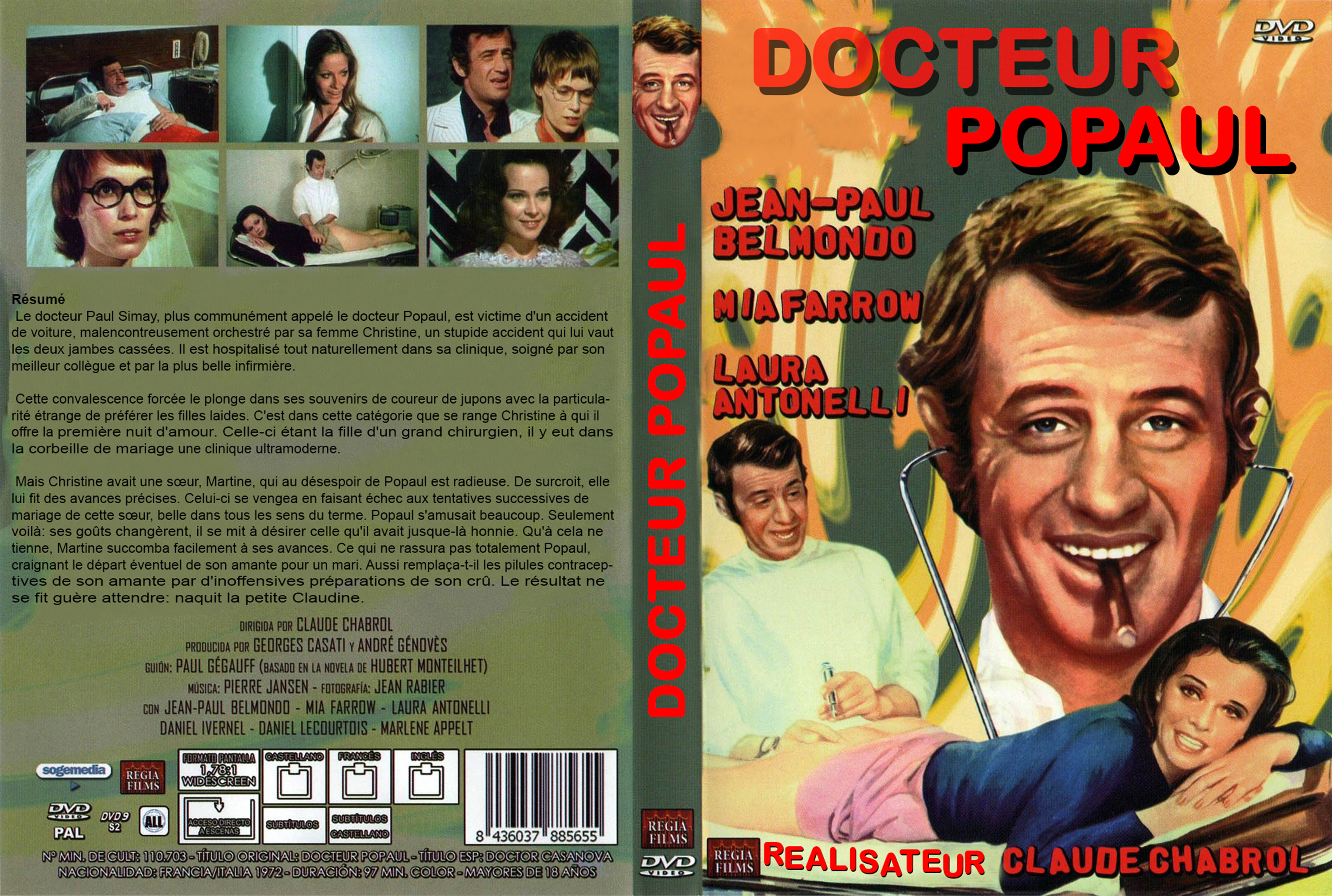Jaquette DVD Docteur Popaul custom