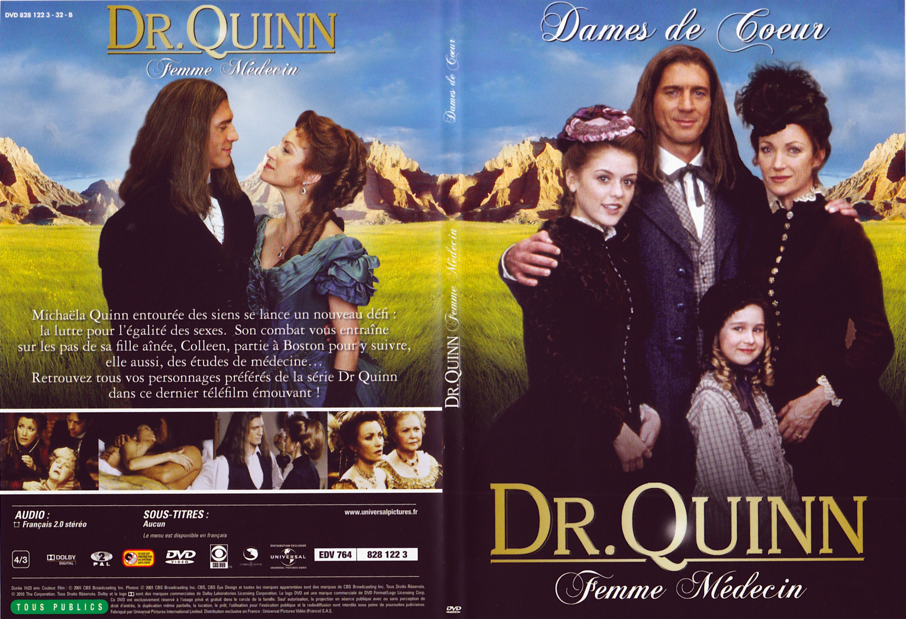 Jaquette DVD Docteur Quinn femme mdecin - Dames de coeur