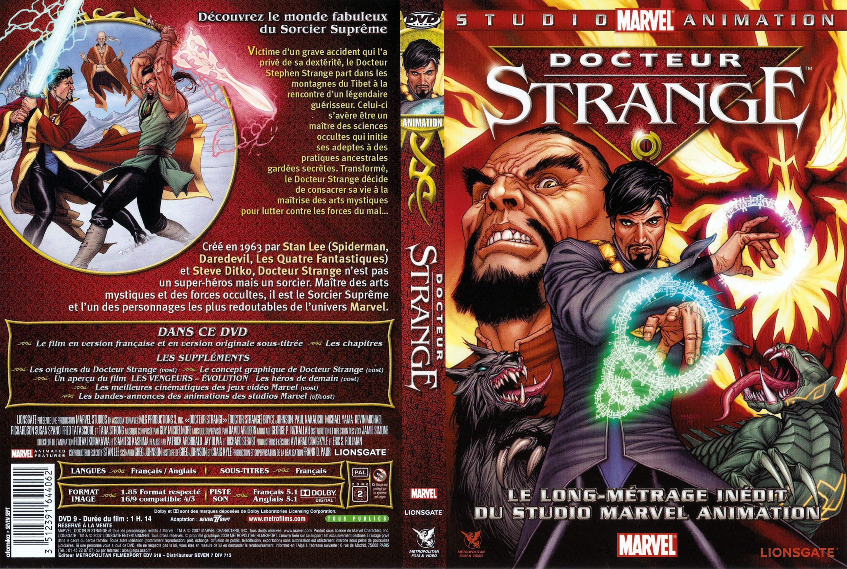 Jaquette DVD Docteur Strange